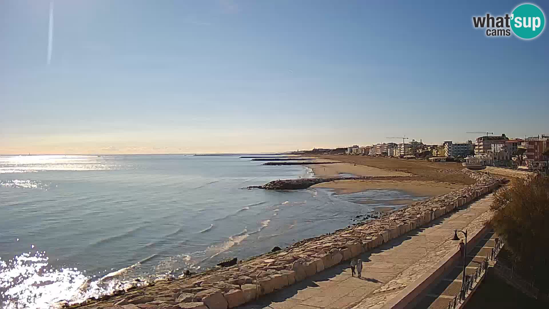 Webcam Caorle Ponente – Blick von Marinai di Caorle