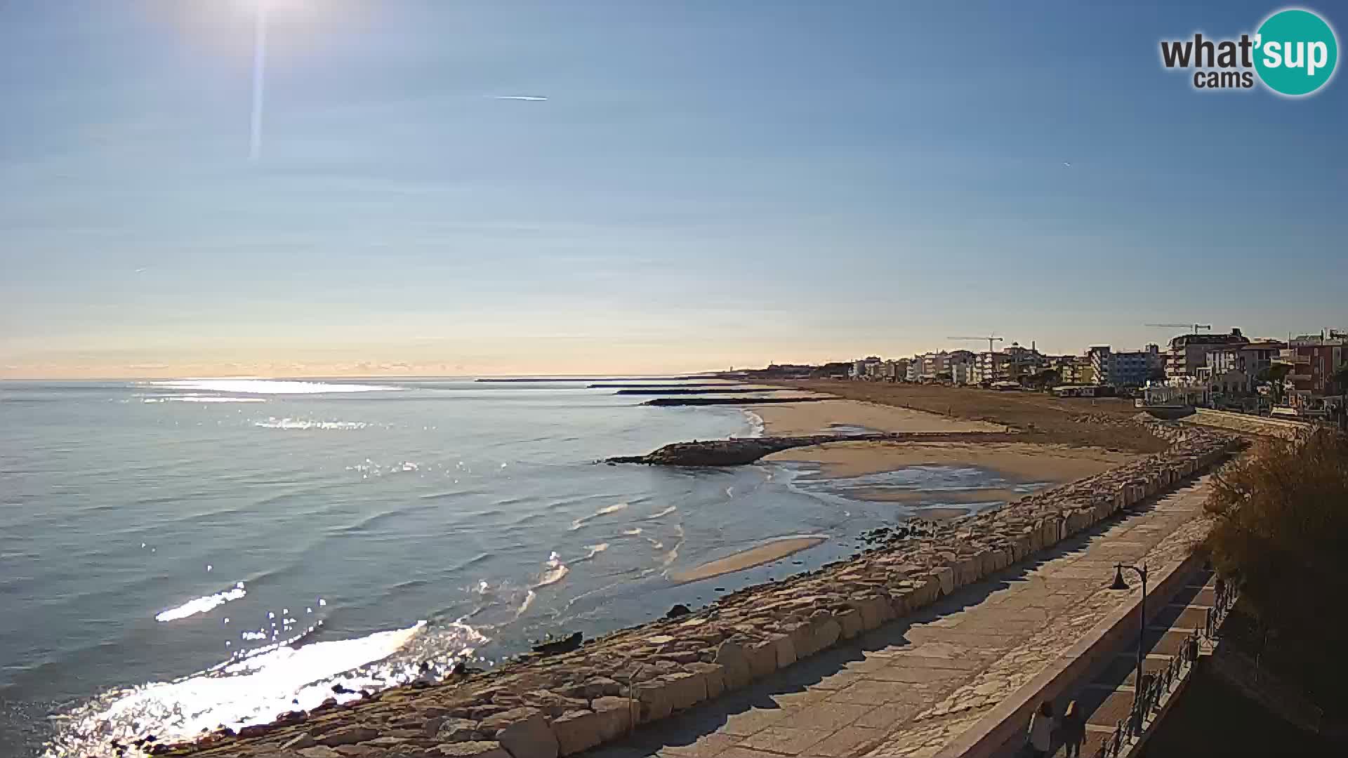Webcam Caorle Ponente – Blick von Marinai di Caorle