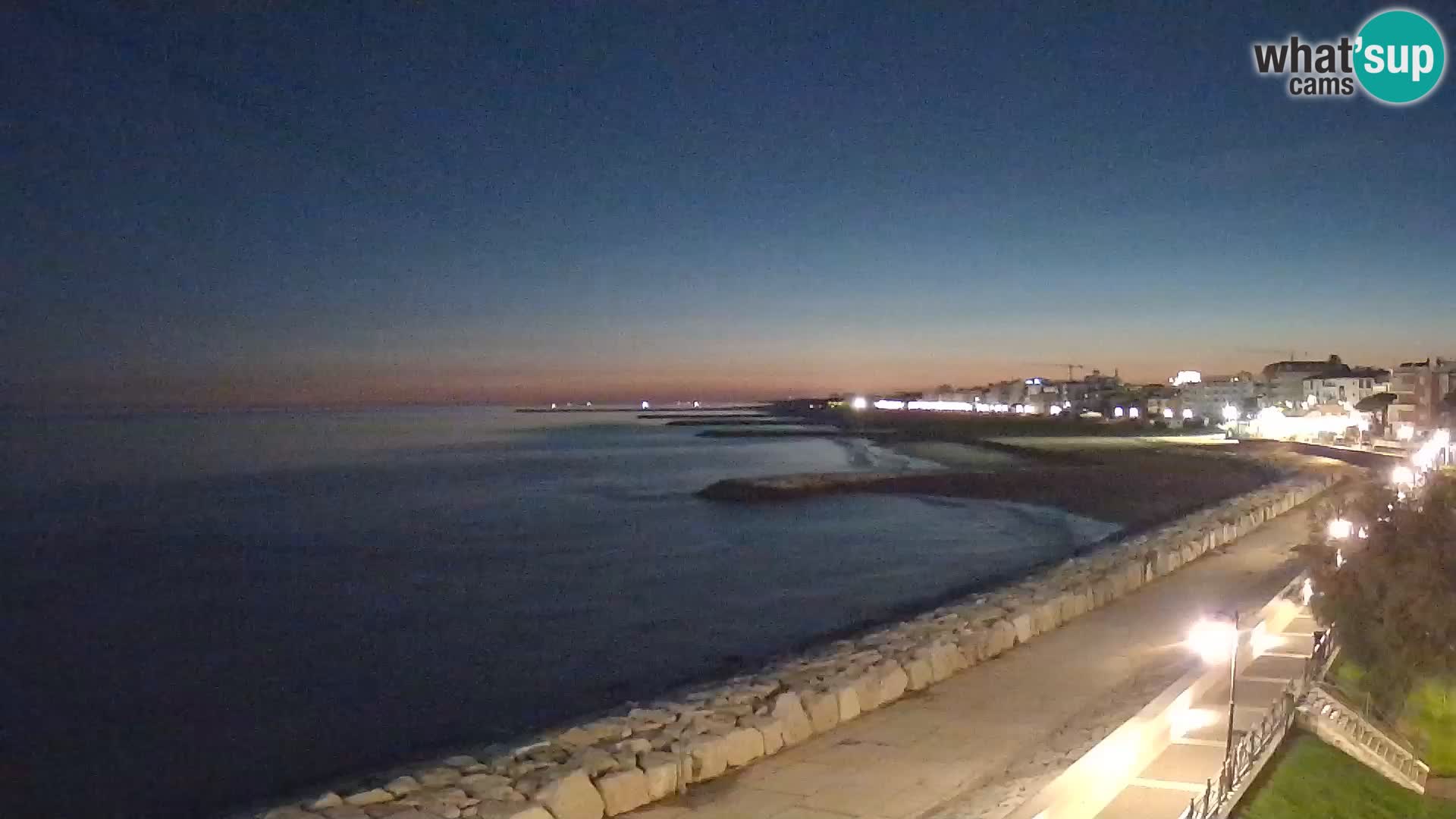 Webcam Caorle Ponente – Blick von Marinai di Caorle