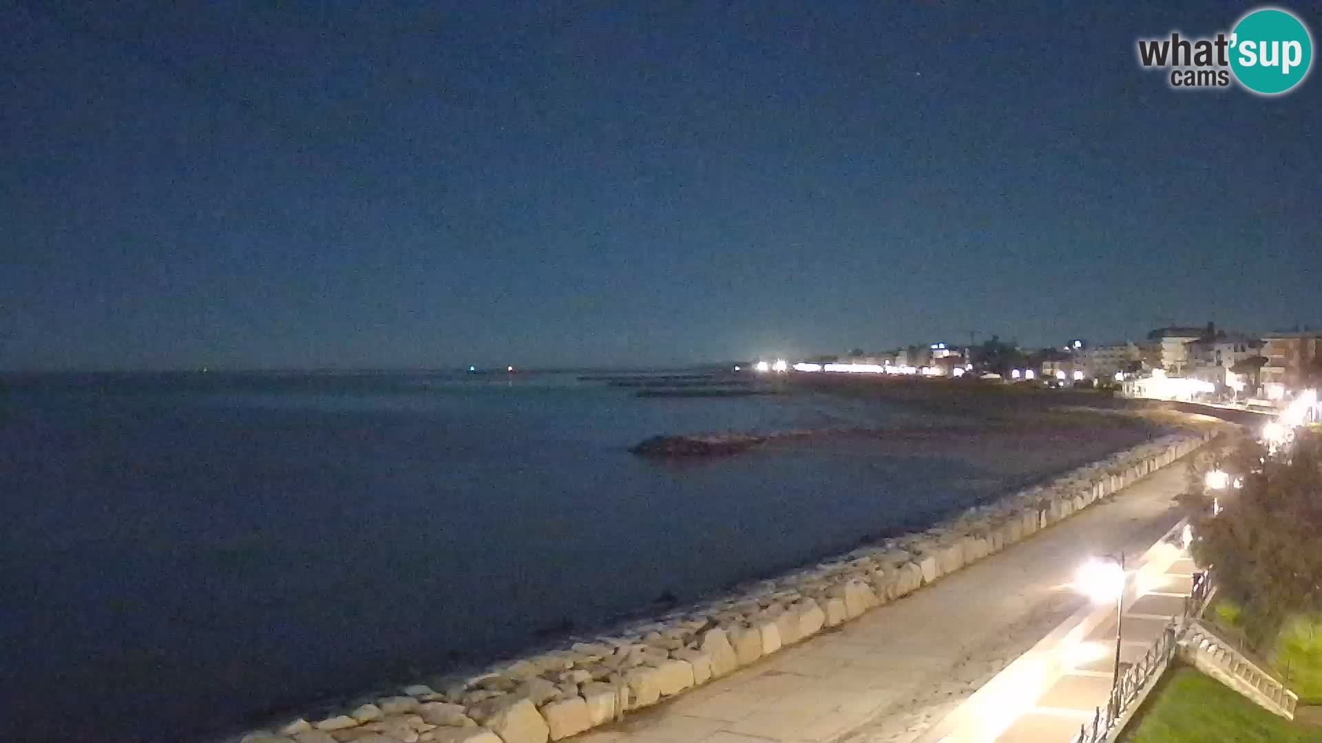 Webcam Caorle Ponente – Vue depuis les Marinai di Caorle