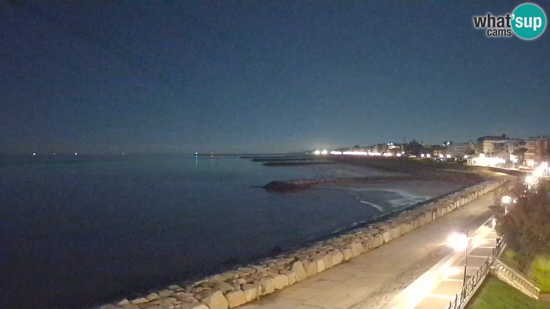 Webcam Caorle Ponente – Blick von Marinai di Caorle