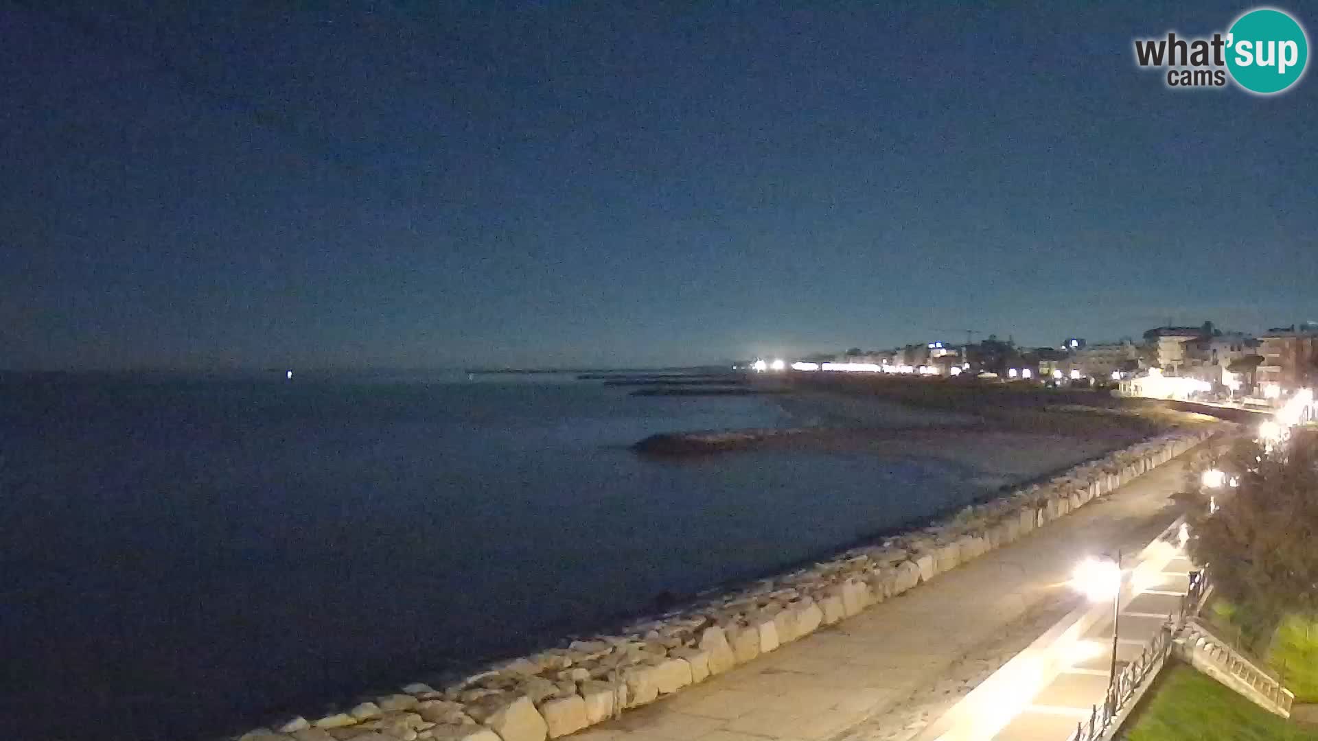 Webcam Caorle Ponente – Vue depuis les Marinai di Caorle