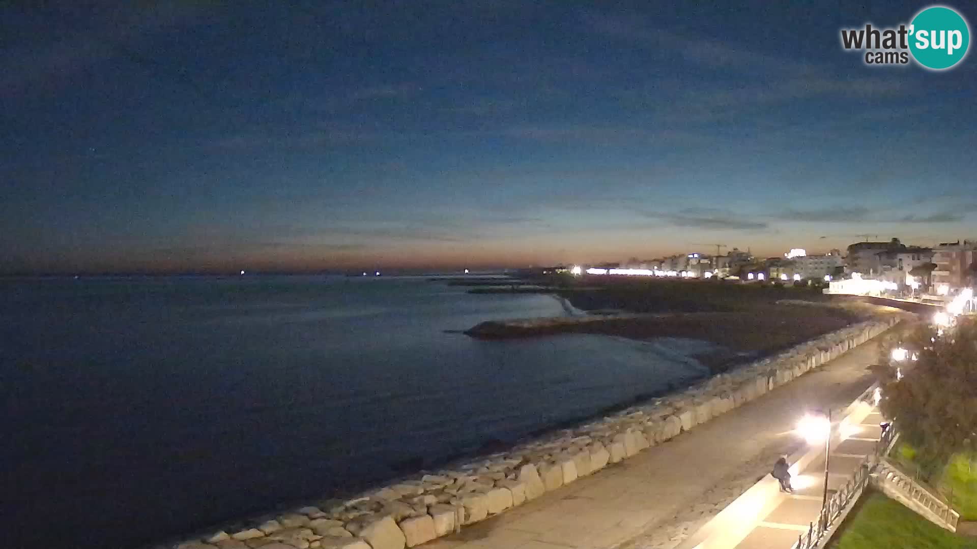Webcam Caorle Ponente – Vue depuis les Marinai di Caorle