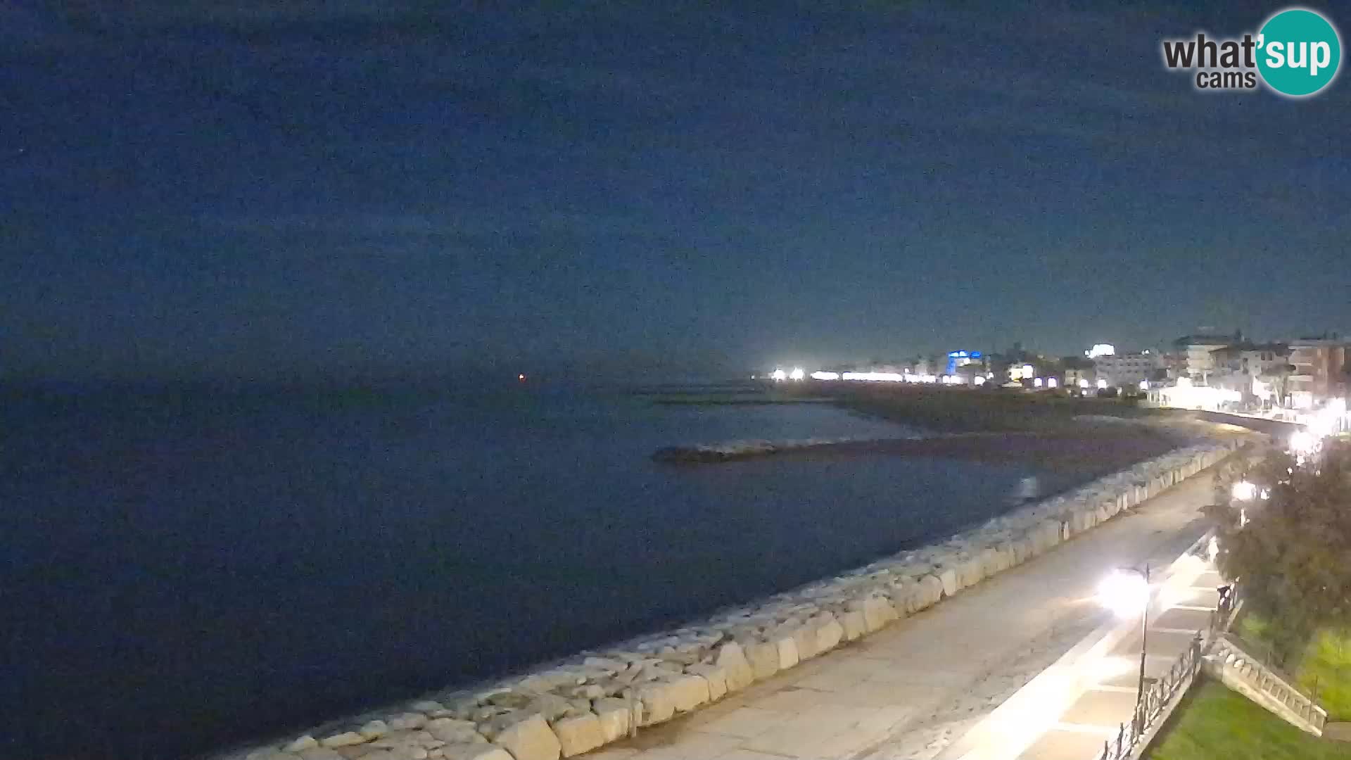 Webcam Caorle Ponente – Vue depuis les Marinai di Caorle