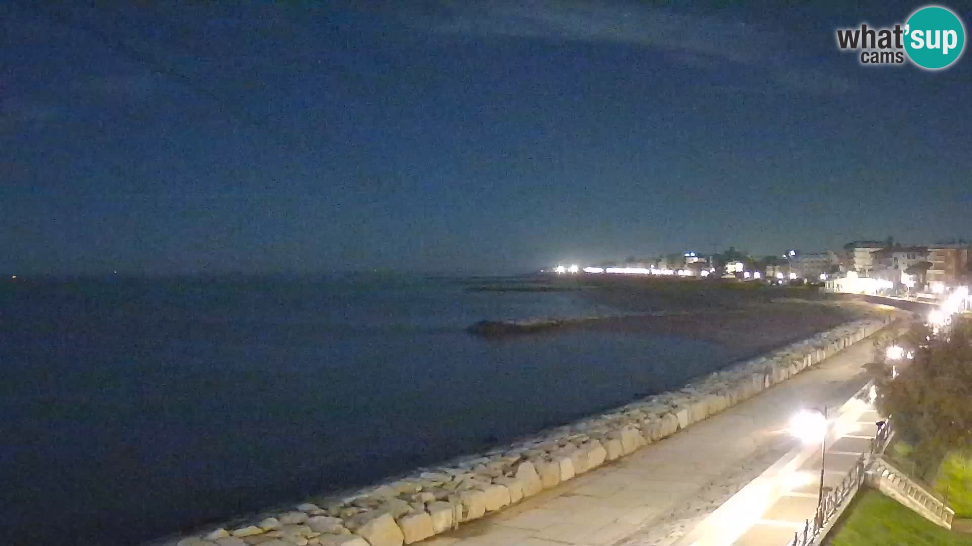 Webcam Caorle Ponente – Vue depuis les Marinai di Caorle