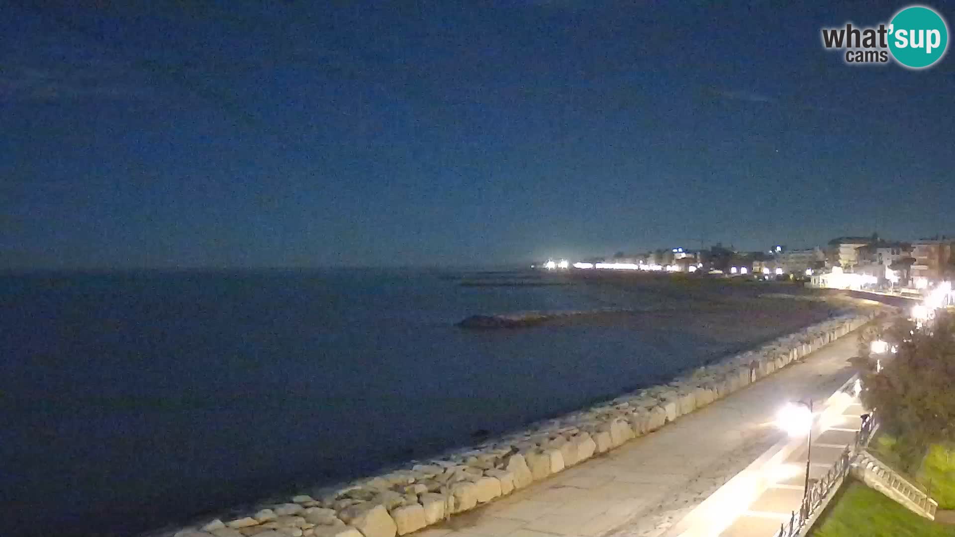 Webcam Caorle Ponente – Blick von Marinai di Caorle