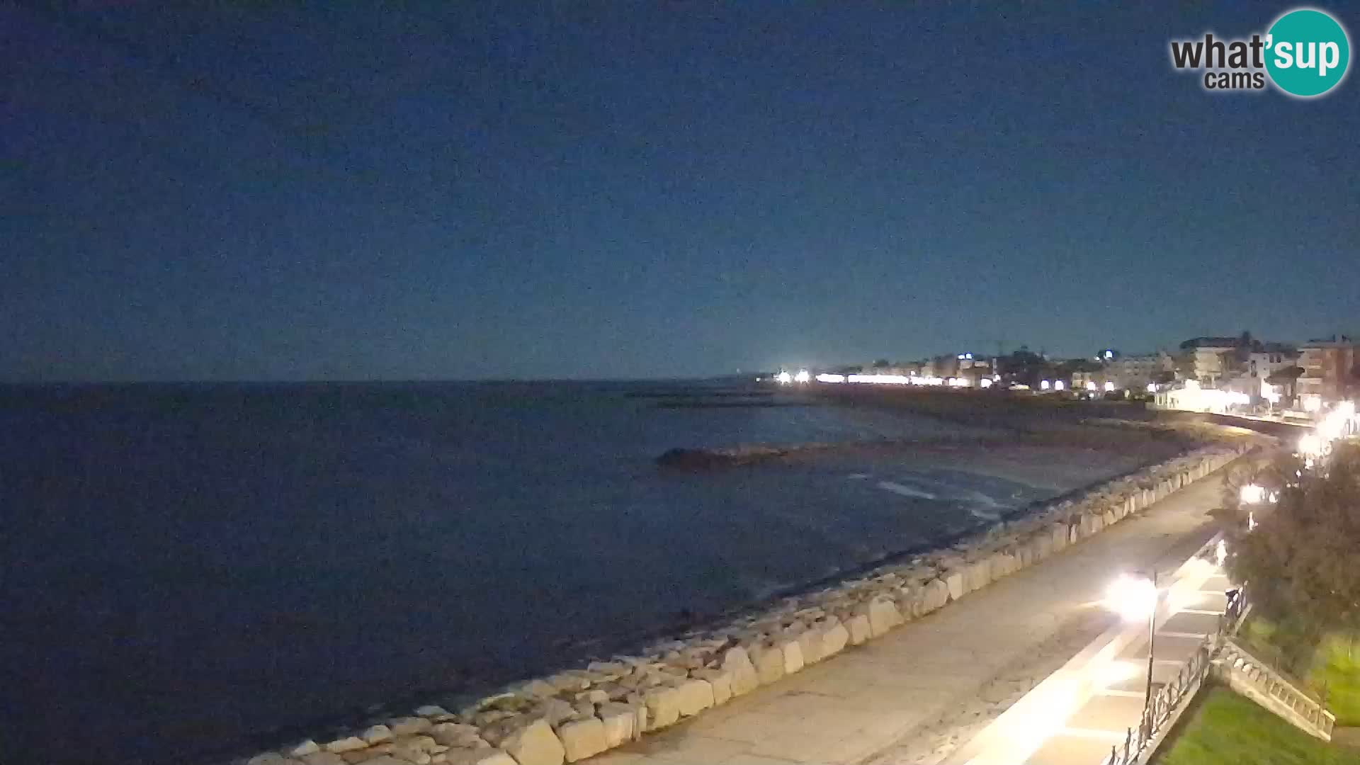 Webcam Caorle Ponente – Blick von Marinai di Caorle