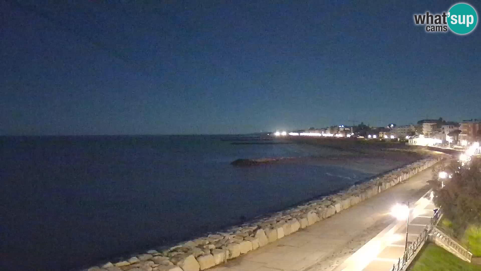 Webcam Caorle Ponente – Vue depuis les Marinai di Caorle
