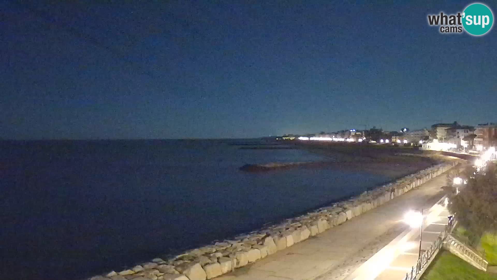 Webcam Caorle Ponente – Vue depuis les Marinai di Caorle