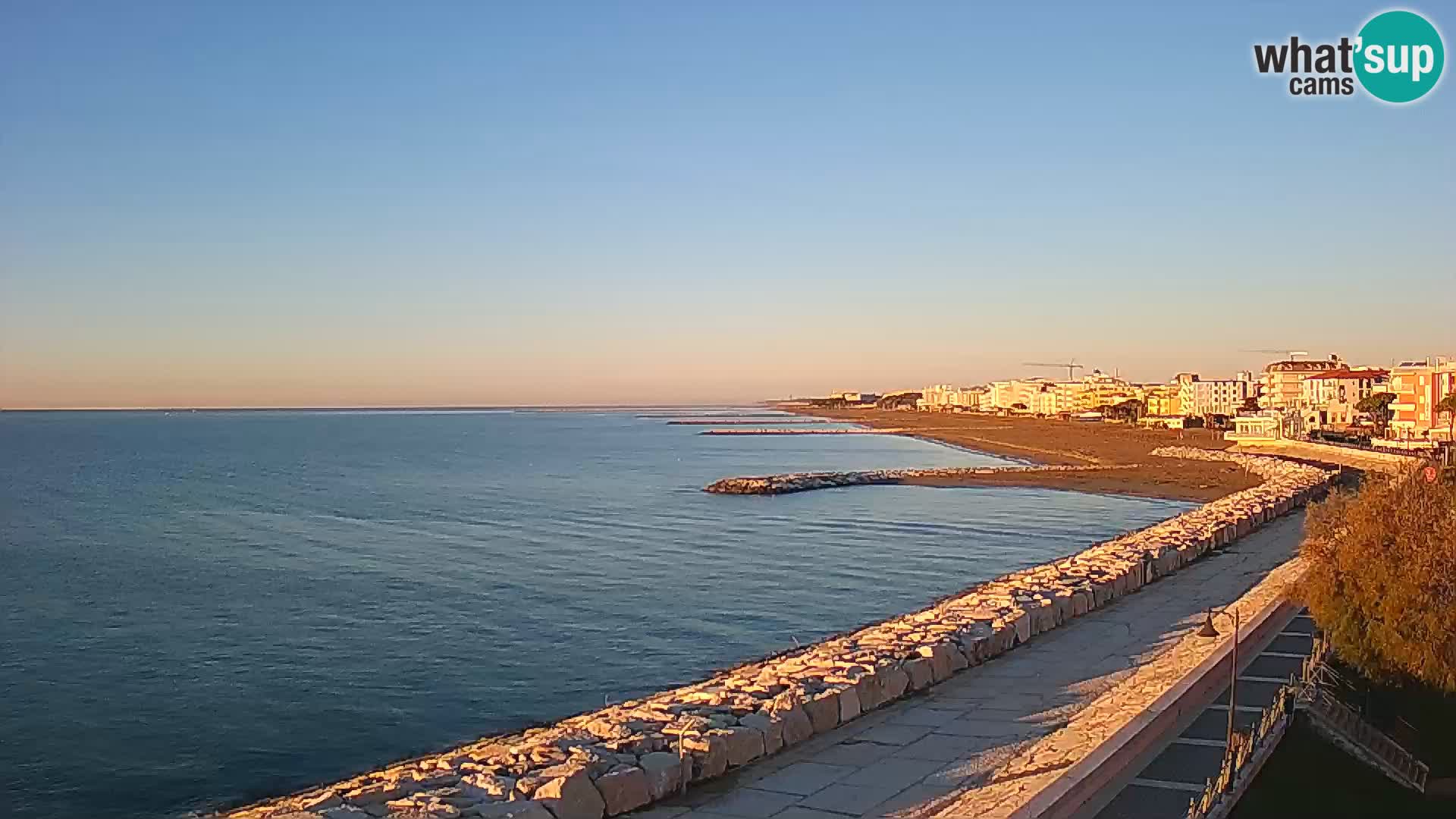 Webcam Caorle Ponente – View from Marinai di Caorle