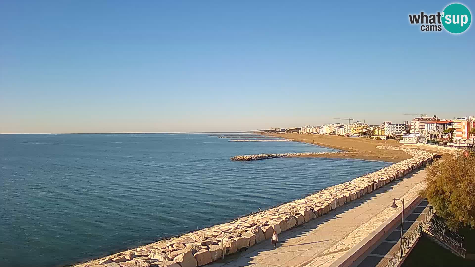 Webcam Caorle Ponente – View from Marinai di Caorle