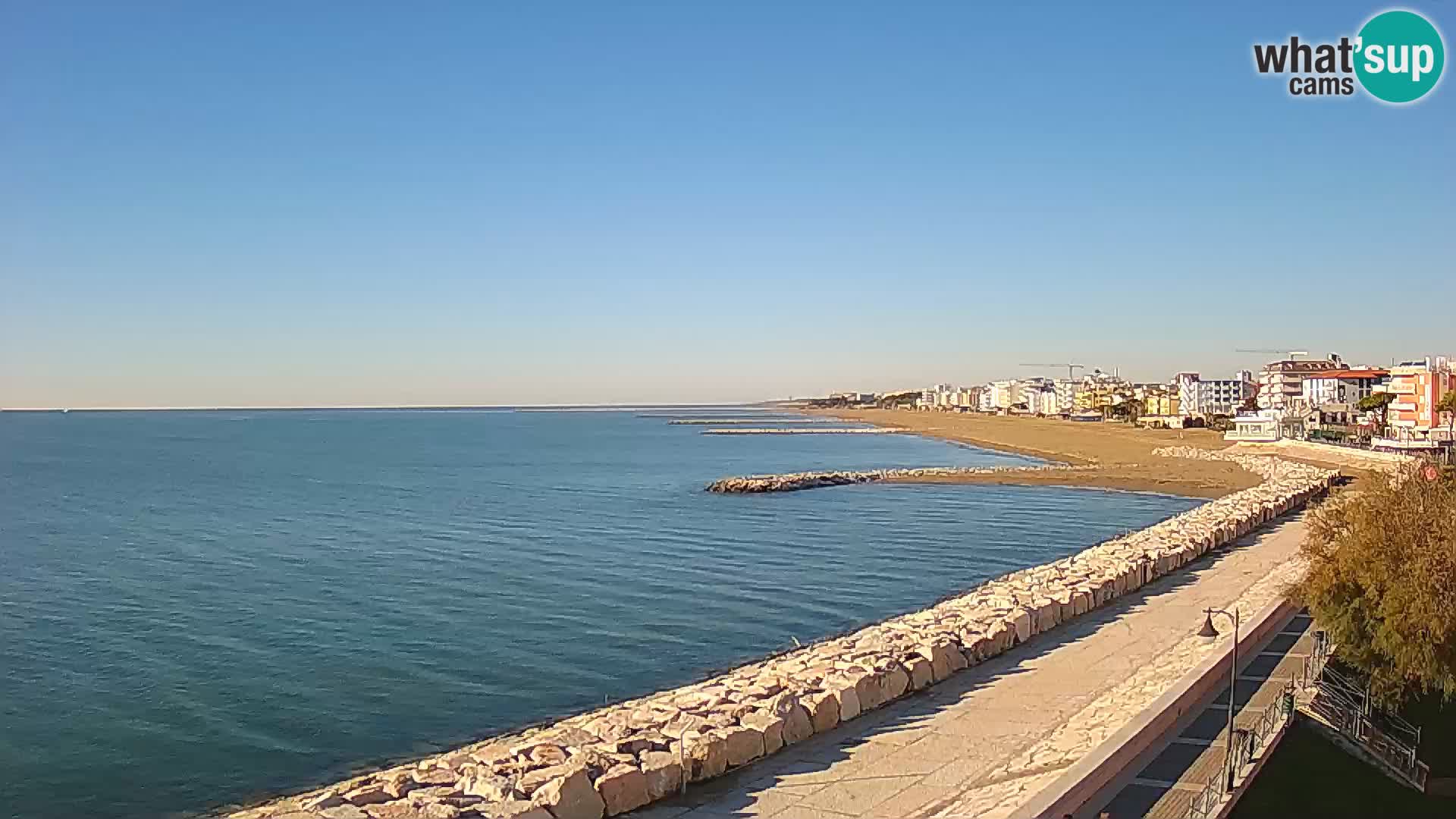Webcam Caorle Ponente – View from Marinai di Caorle