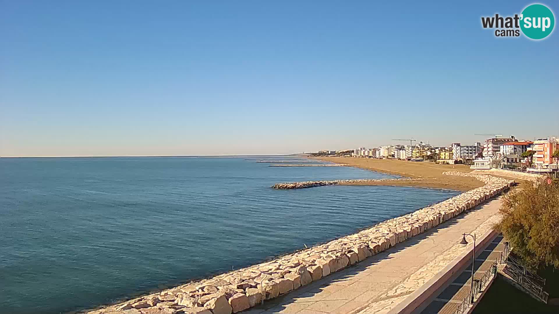 Webcam Caorle Ponente – View from Marinai di Caorle
