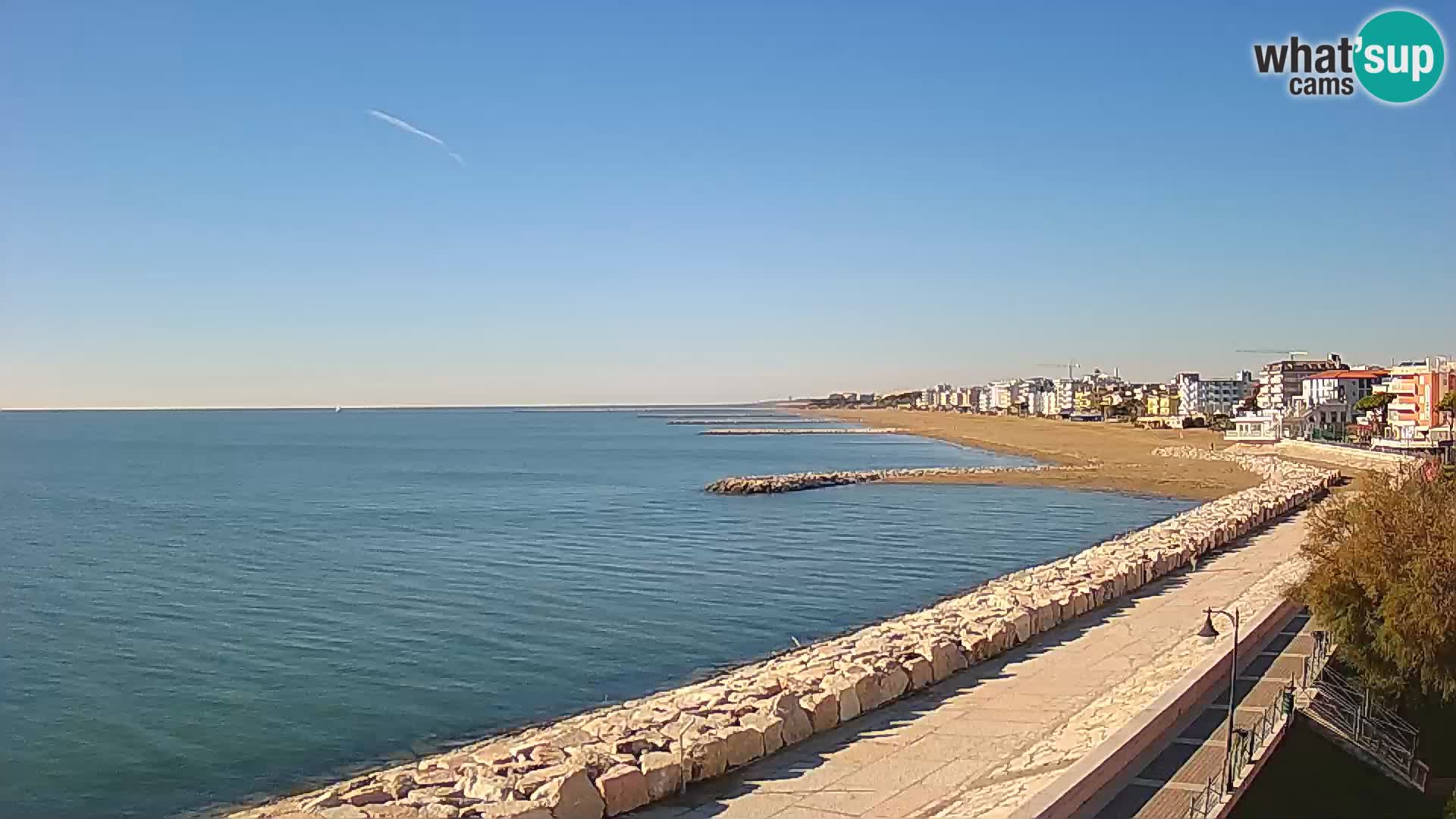 Webcam Caorle Ponente – View from Marinai di Caorle