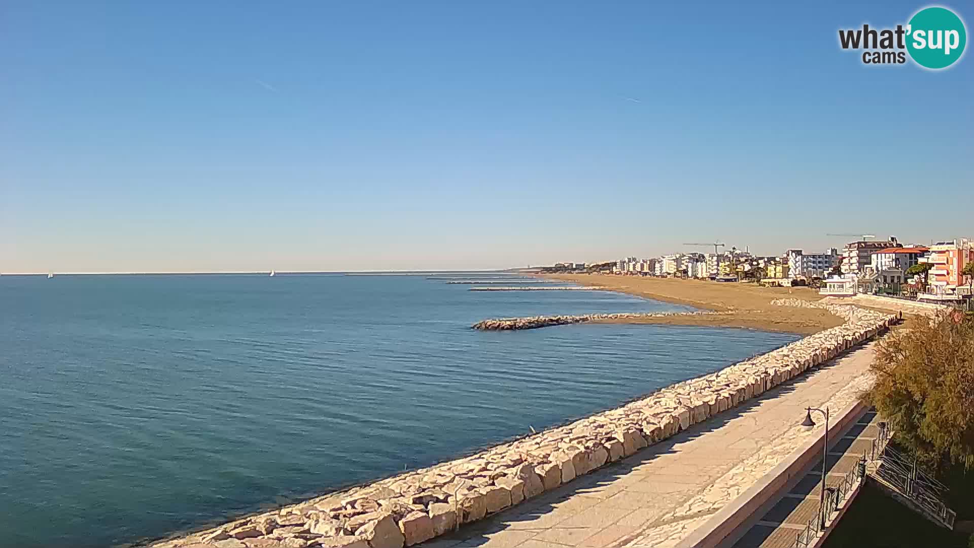 Webcam Caorle Ponente – panorama dall’ASS. Marinai di Caorle