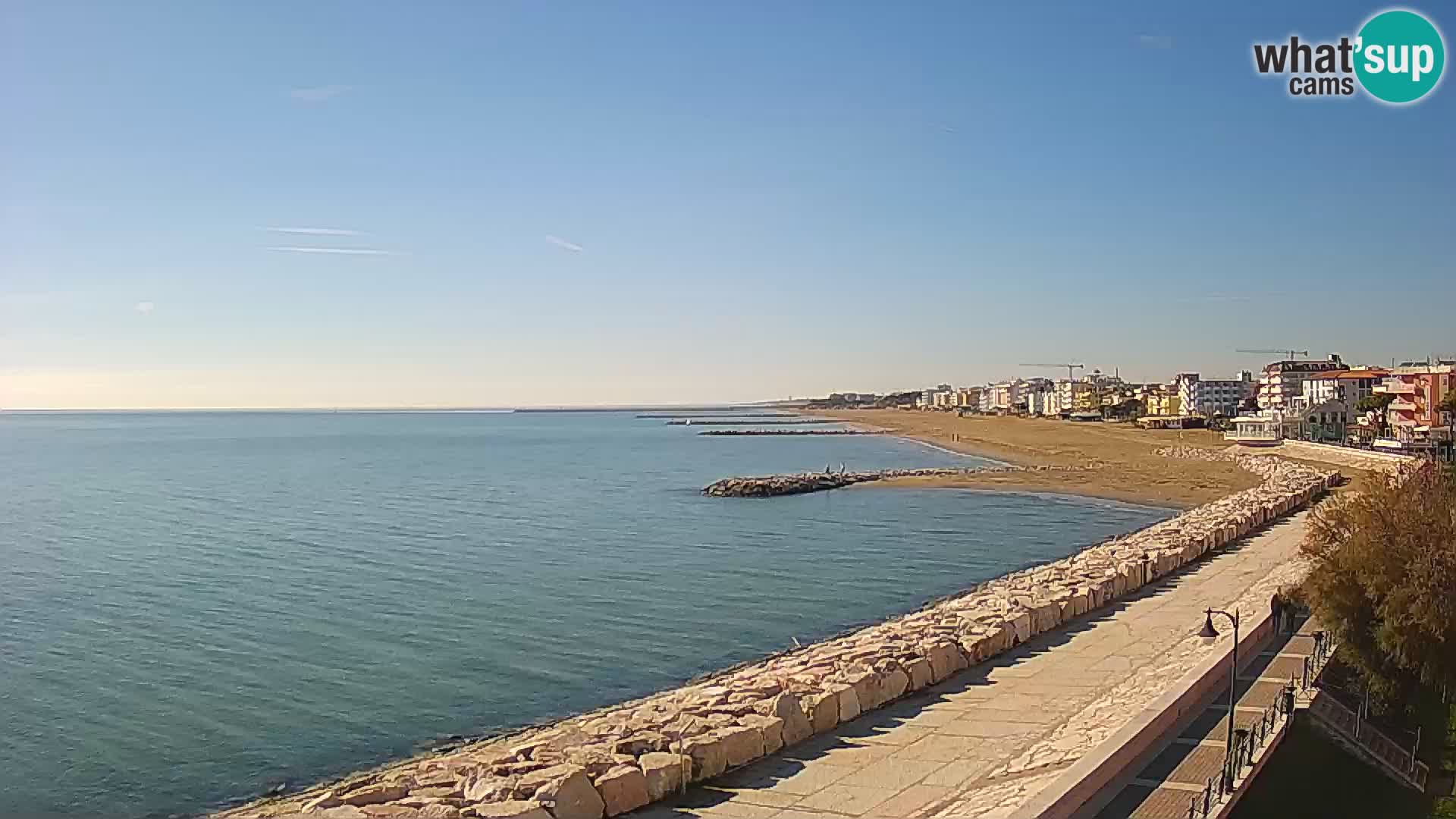 Webcam Caorle Ponente – View from Marinai di Caorle