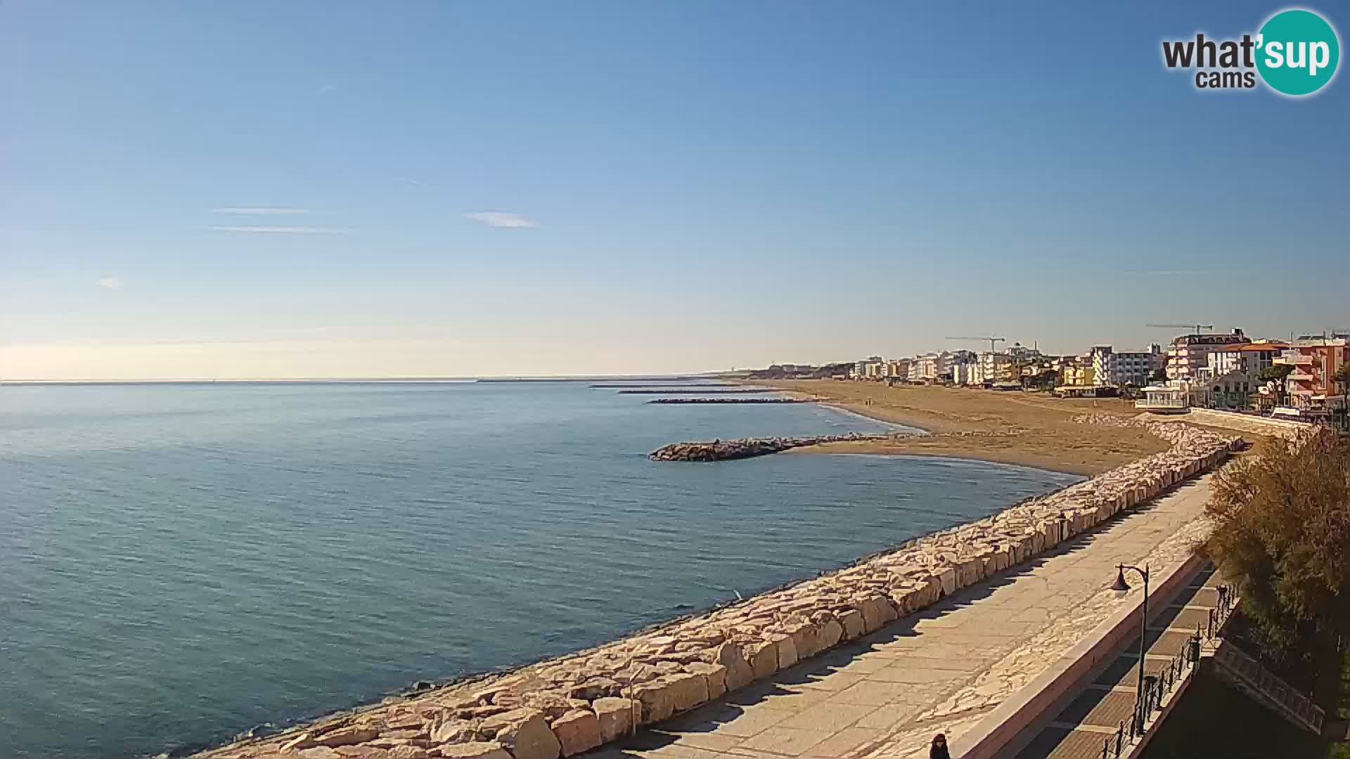 Webcam Caorle Ponente – Blick von Marinai di Caorle