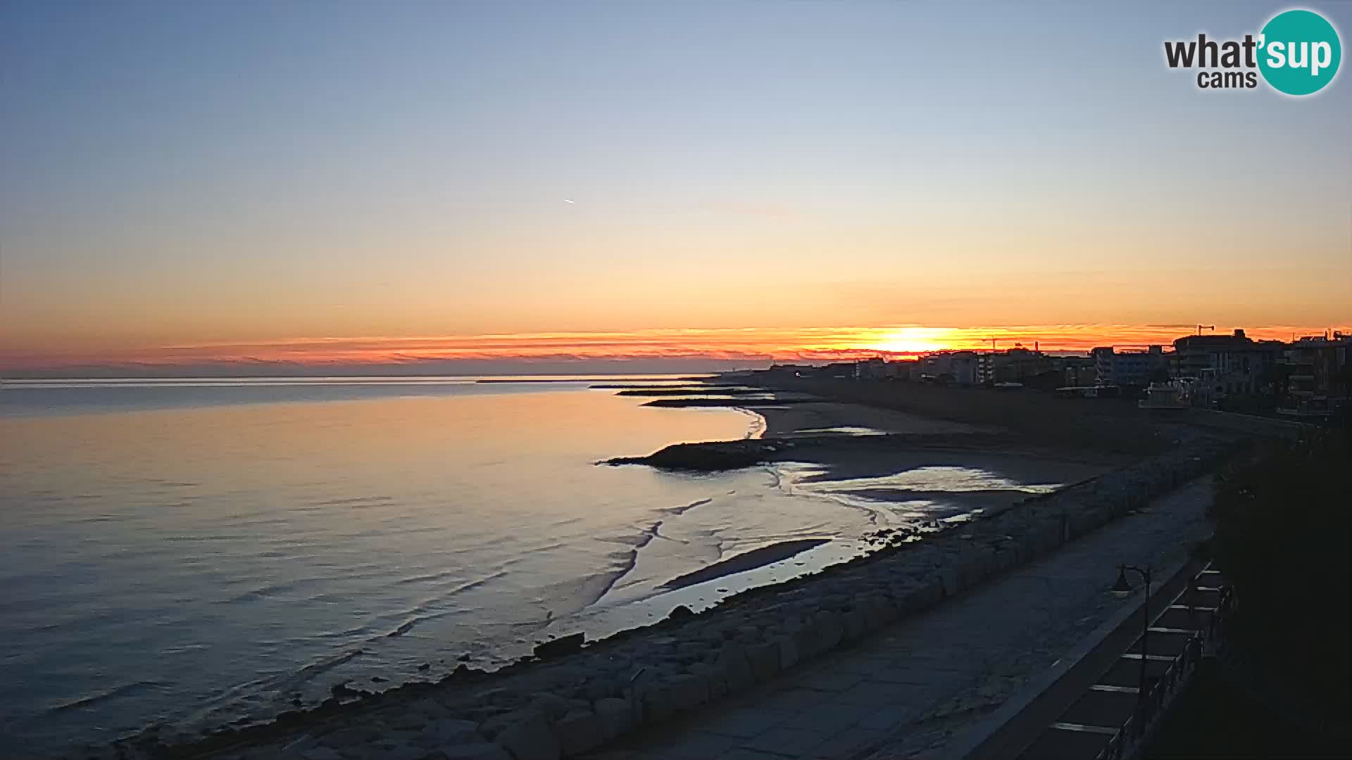 Webcam Caorle Ponente – Blick von Marinai di Caorle