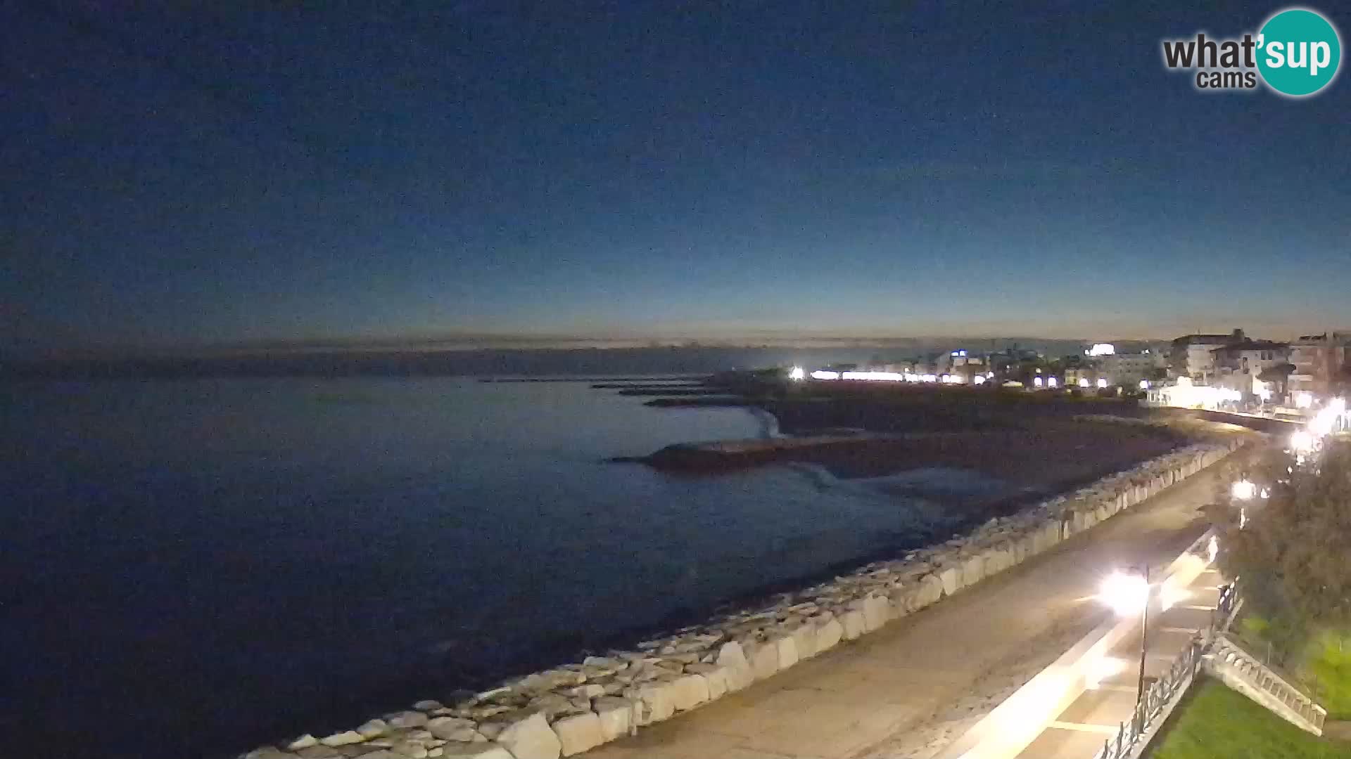Webcam Caorle Ponente – Blick von Marinai di Caorle