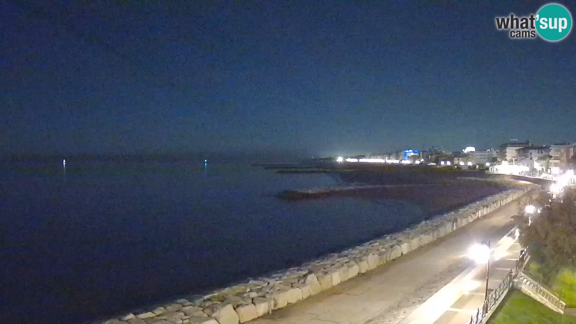 Webcam Caorle Ponente – Blick von Marinai di Caorle