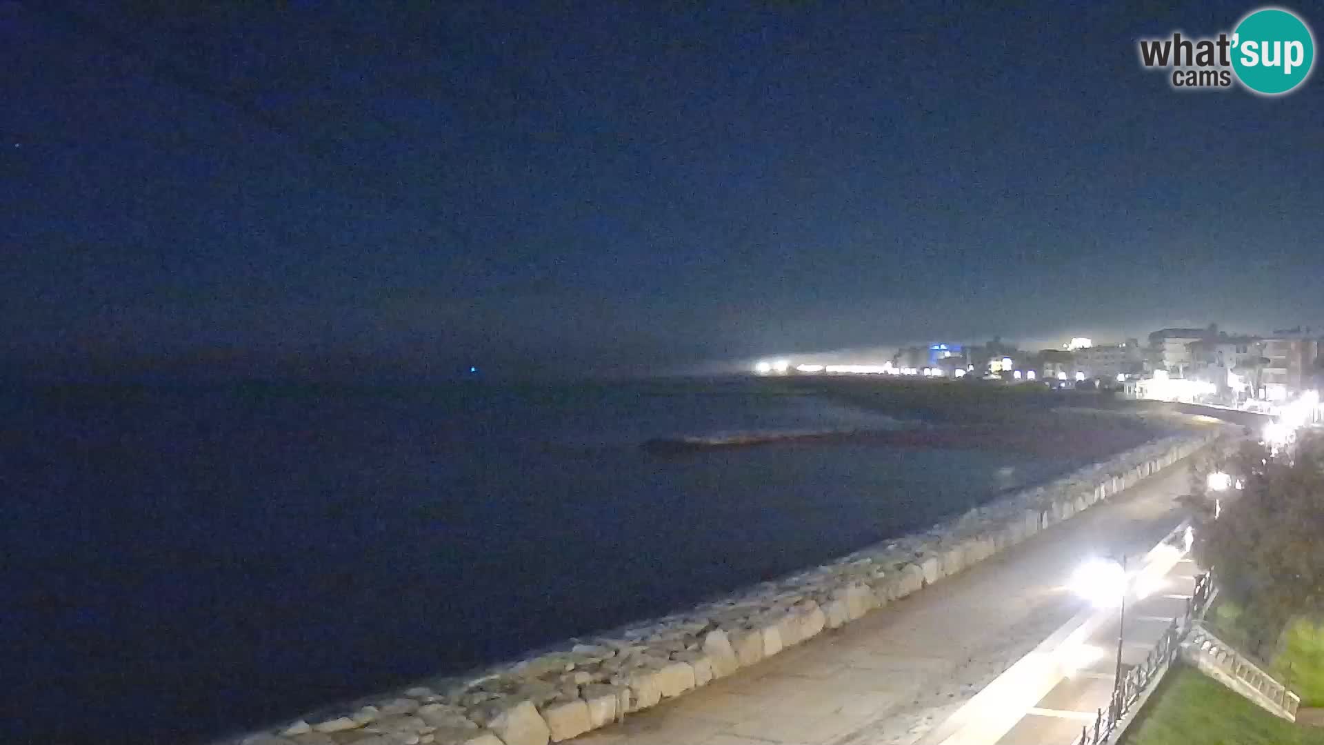 Webcam Caorle Ponente – Blick von Marinai di Caorle