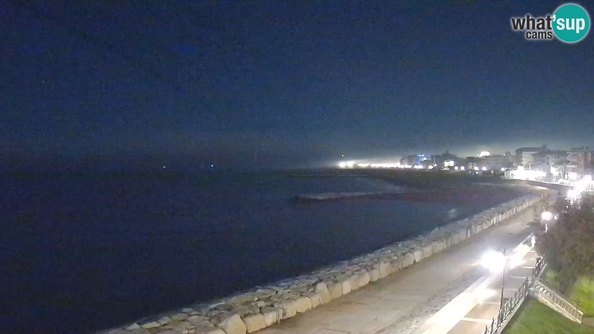 Webcam Caorle Ponente – Blick von Marinai di Caorle