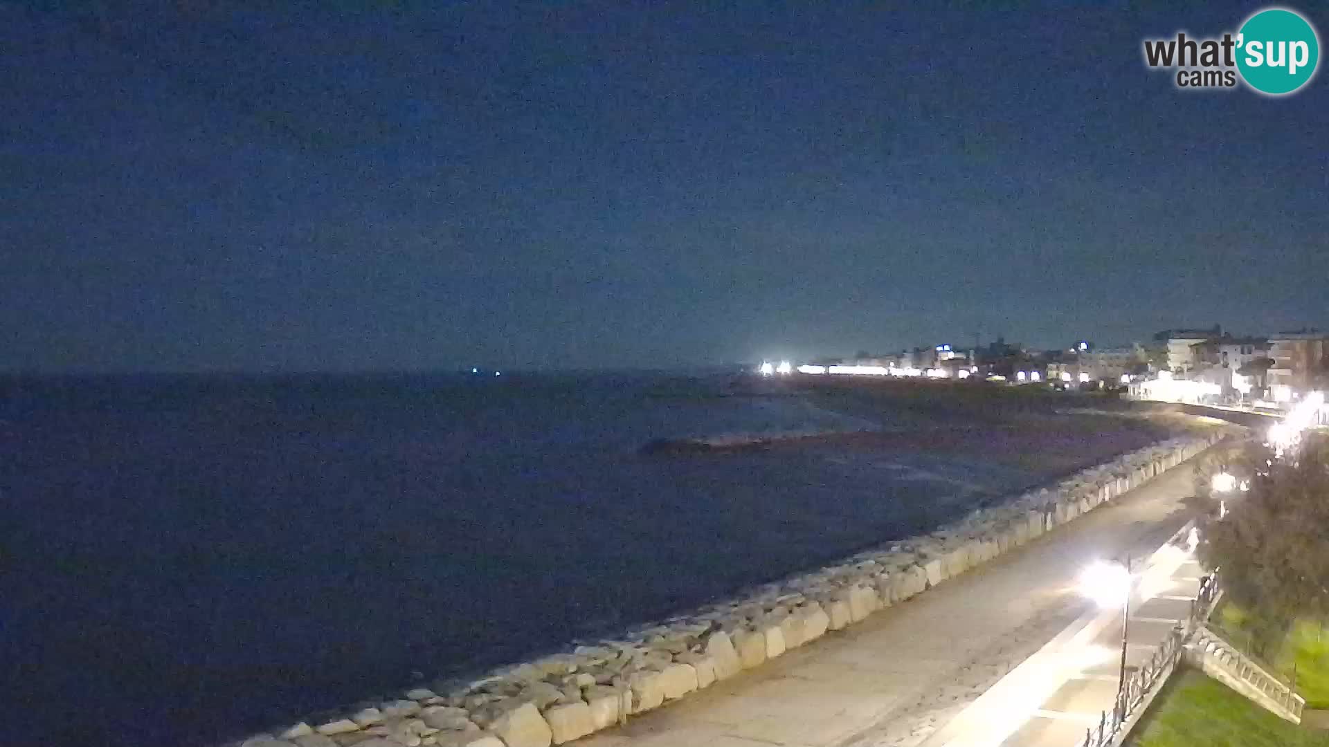 Webcam Caorle Ponente – Vue depuis les Marinai di Caorle