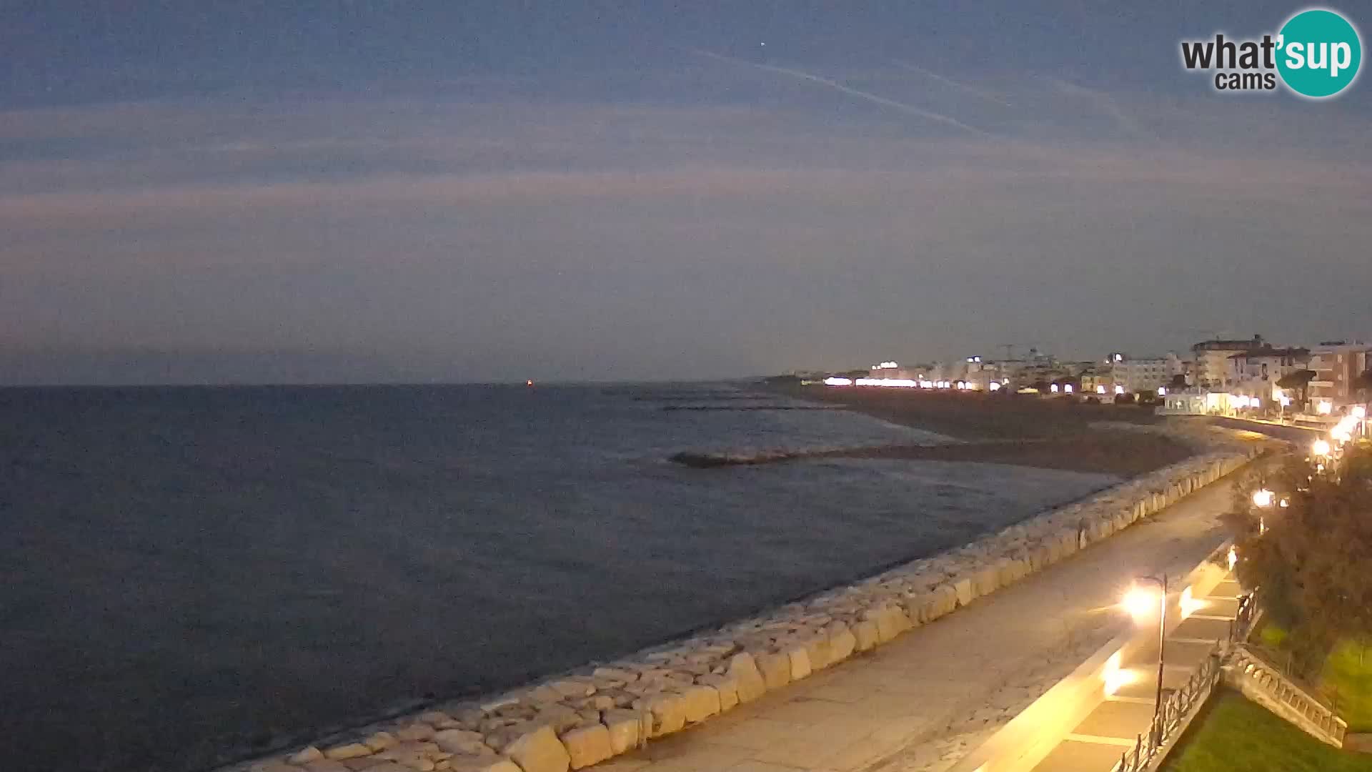 Webcam Caorle Ponente – Vue depuis les Marinai di Caorle