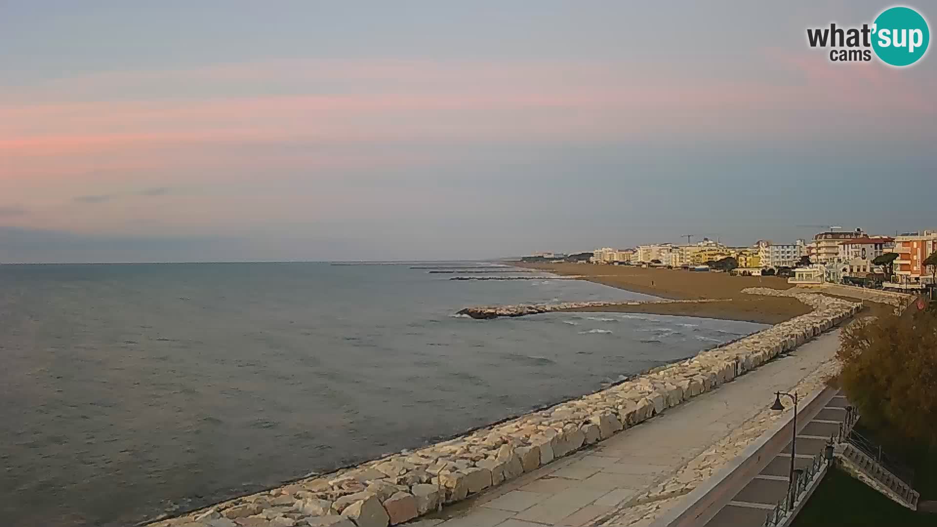 Webcam Caorle Ponente – Blick von Marinai di Caorle
