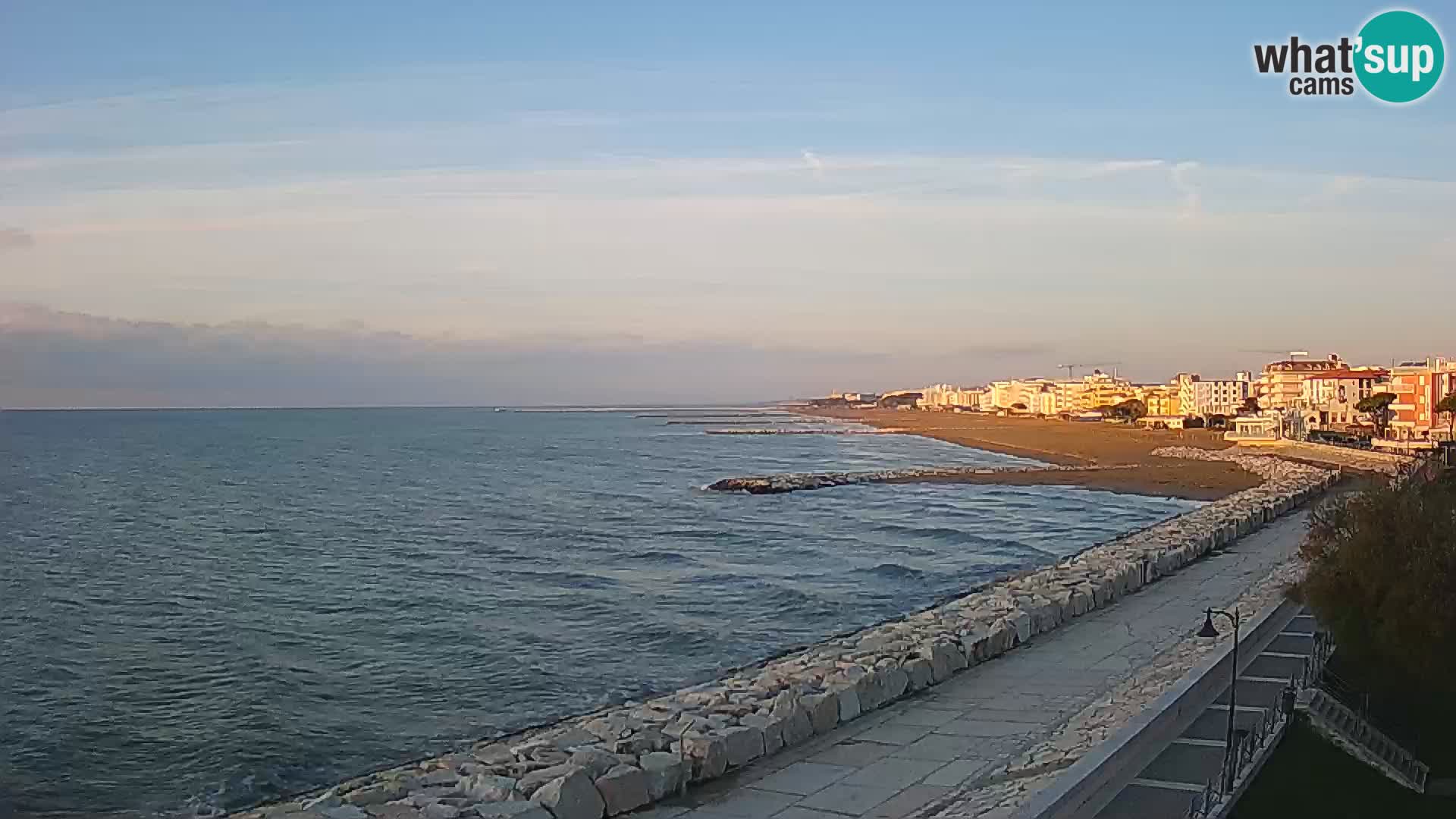 Webcam Caorle Ponente – Vue depuis les Marinai di Caorle