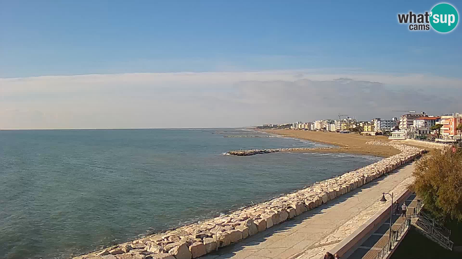 Webcam Caorle Ponente – Blick von Marinai di Caorle