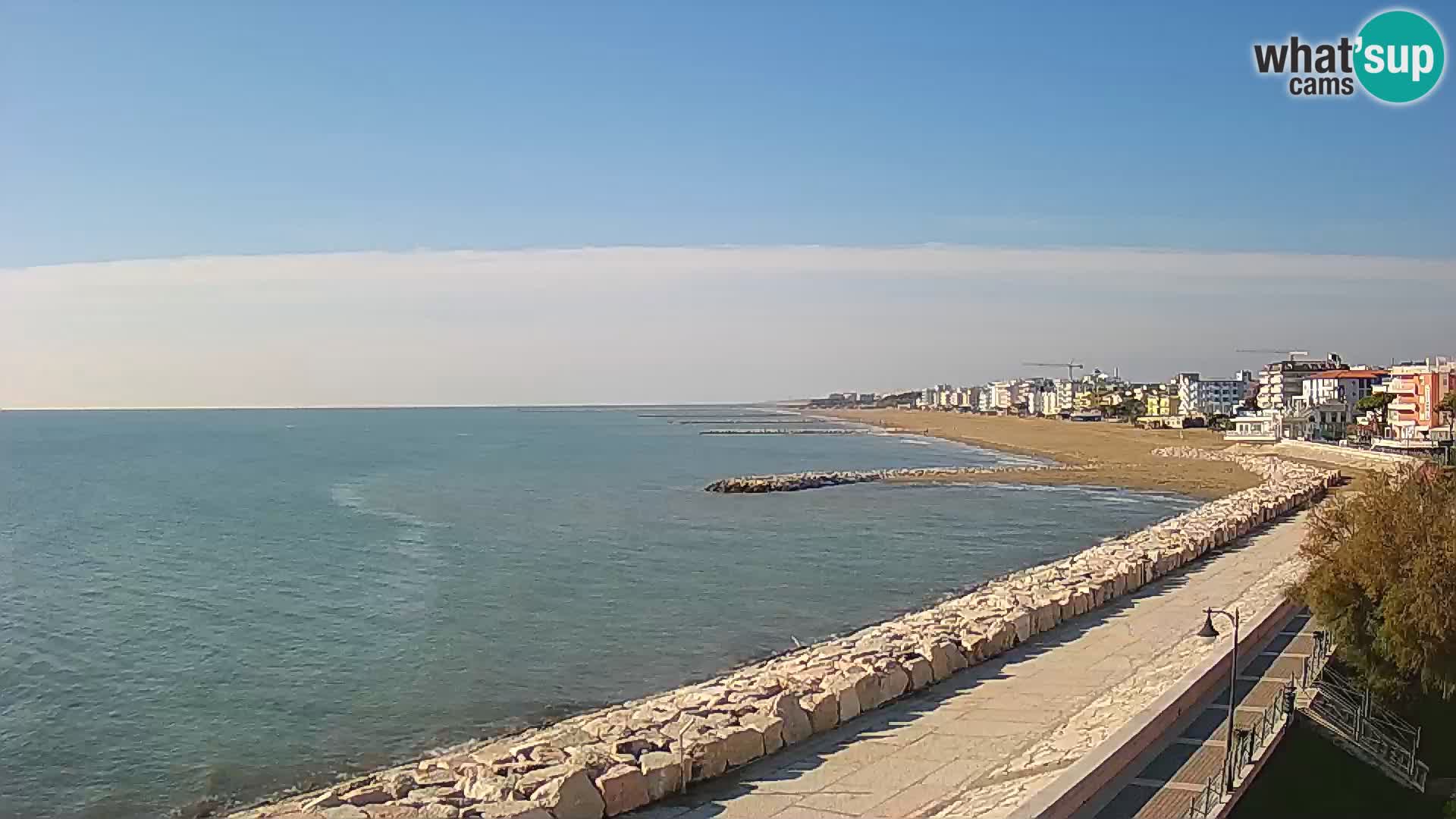 Webcam Caorle Ponente – Blick von Marinai di Caorle