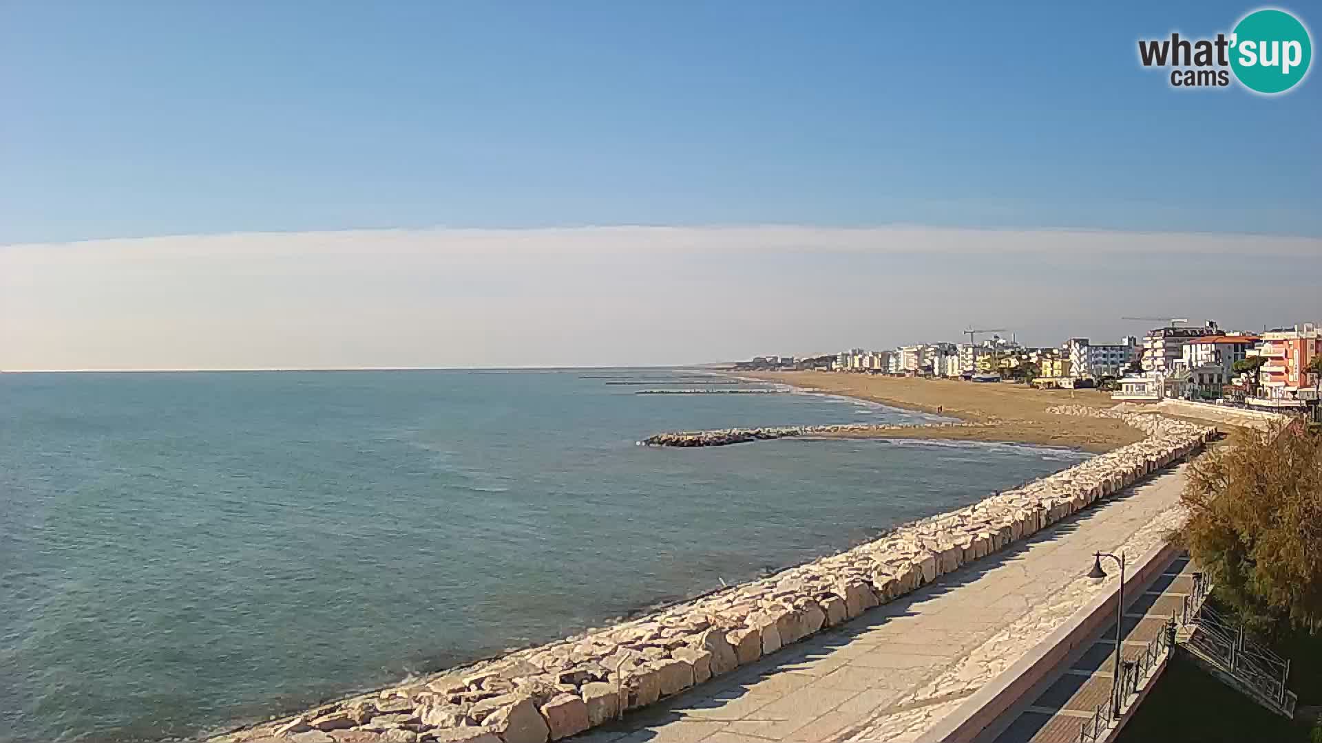 Webcam Caorle Ponente – Blick von Marinai di Caorle