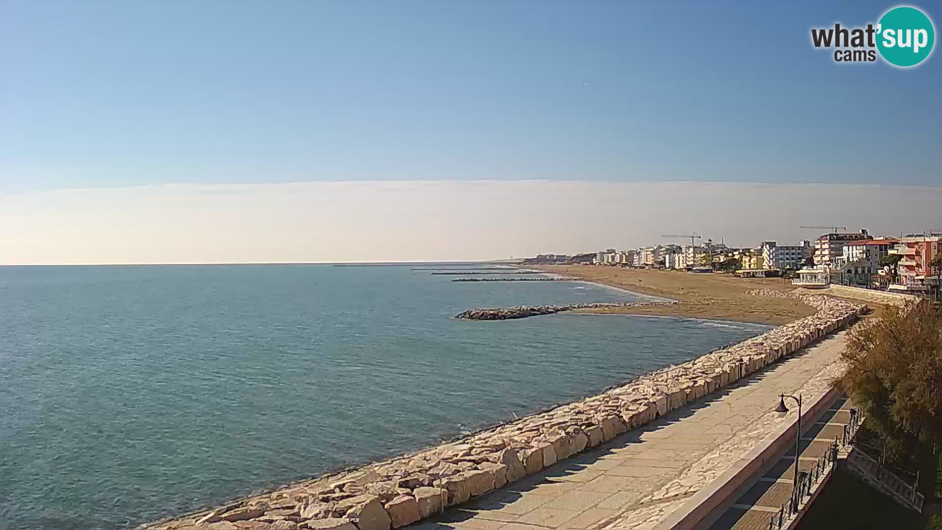 Webcam Caorle Ponente – Vue depuis les Marinai di Caorle