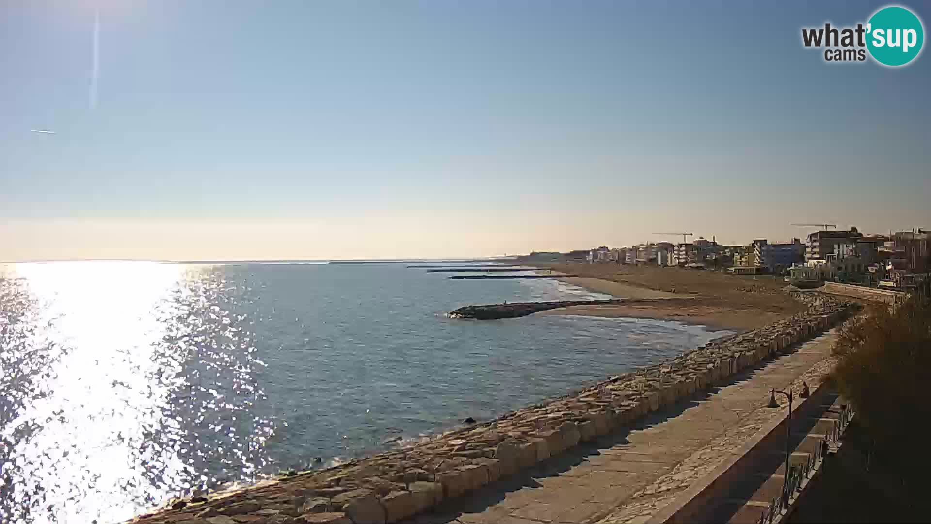 Webcam Caorle Ponente – Blick von Marinai di Caorle