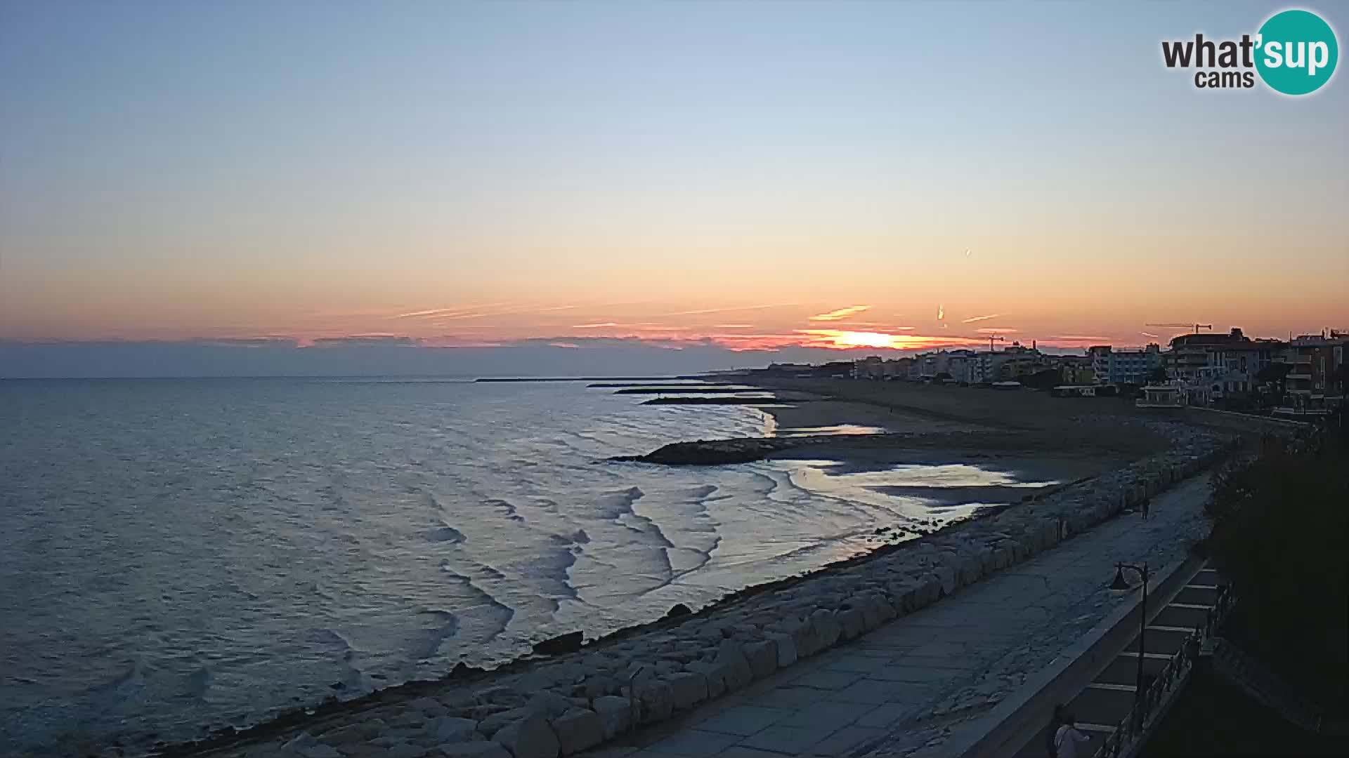 Webcam Caorle Ponente – Blick von Marinai di Caorle