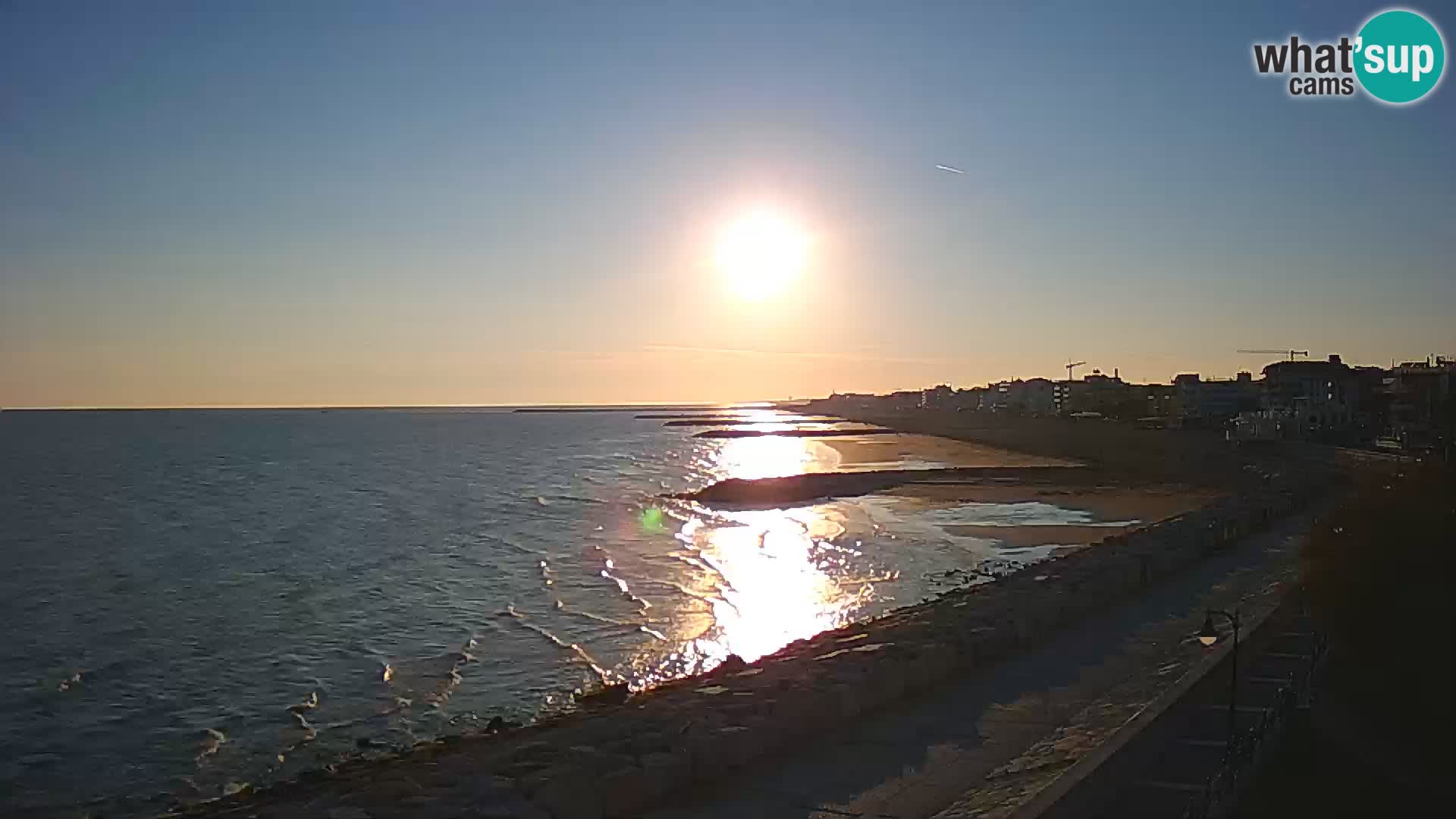 Webcam Caorle Ponente – Vue depuis les Marinai di Caorle