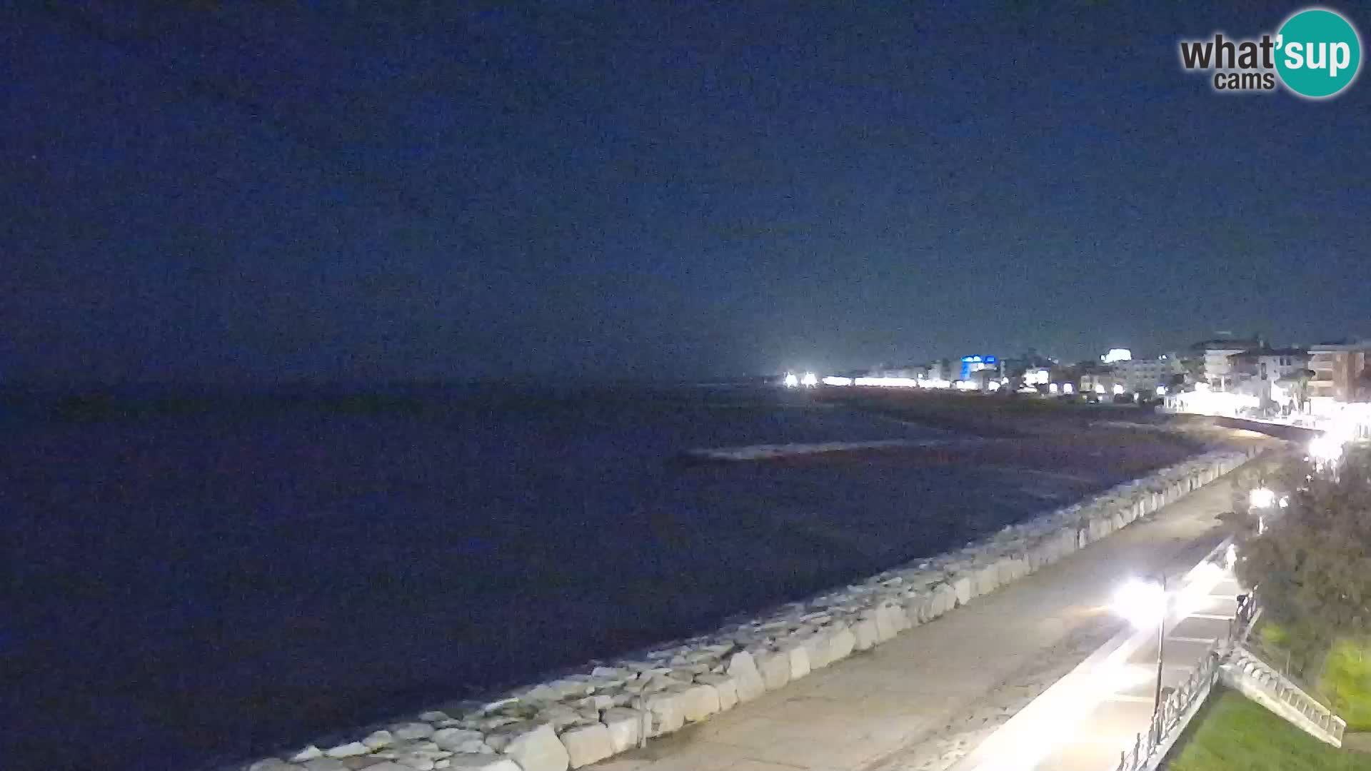 Webcam Caorle Ponente – Blick von Marinai di Caorle