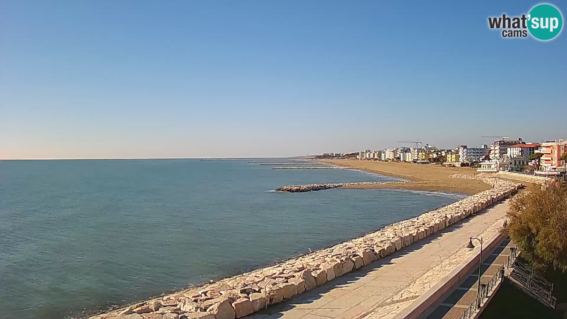 Webcam Caorle Ponente – View from Marinai di Caorle