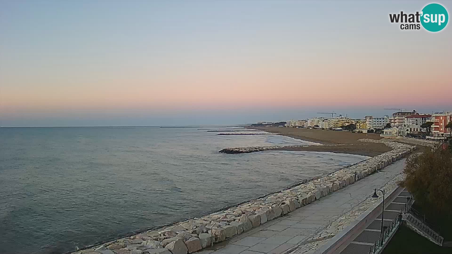 Webcam Caorle Ponente – Vue depuis les Marinai di Caorle