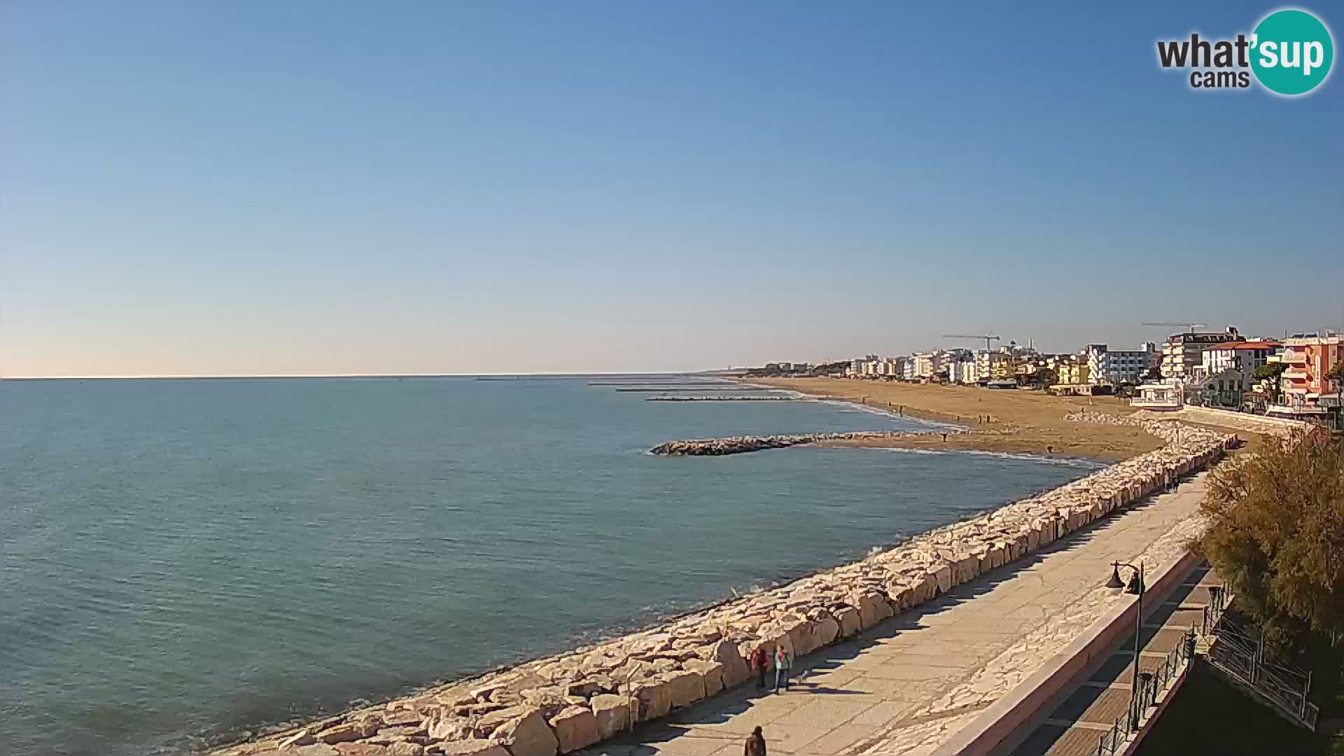 Webcam Caorle Ponente – Blick von Marinai di Caorle