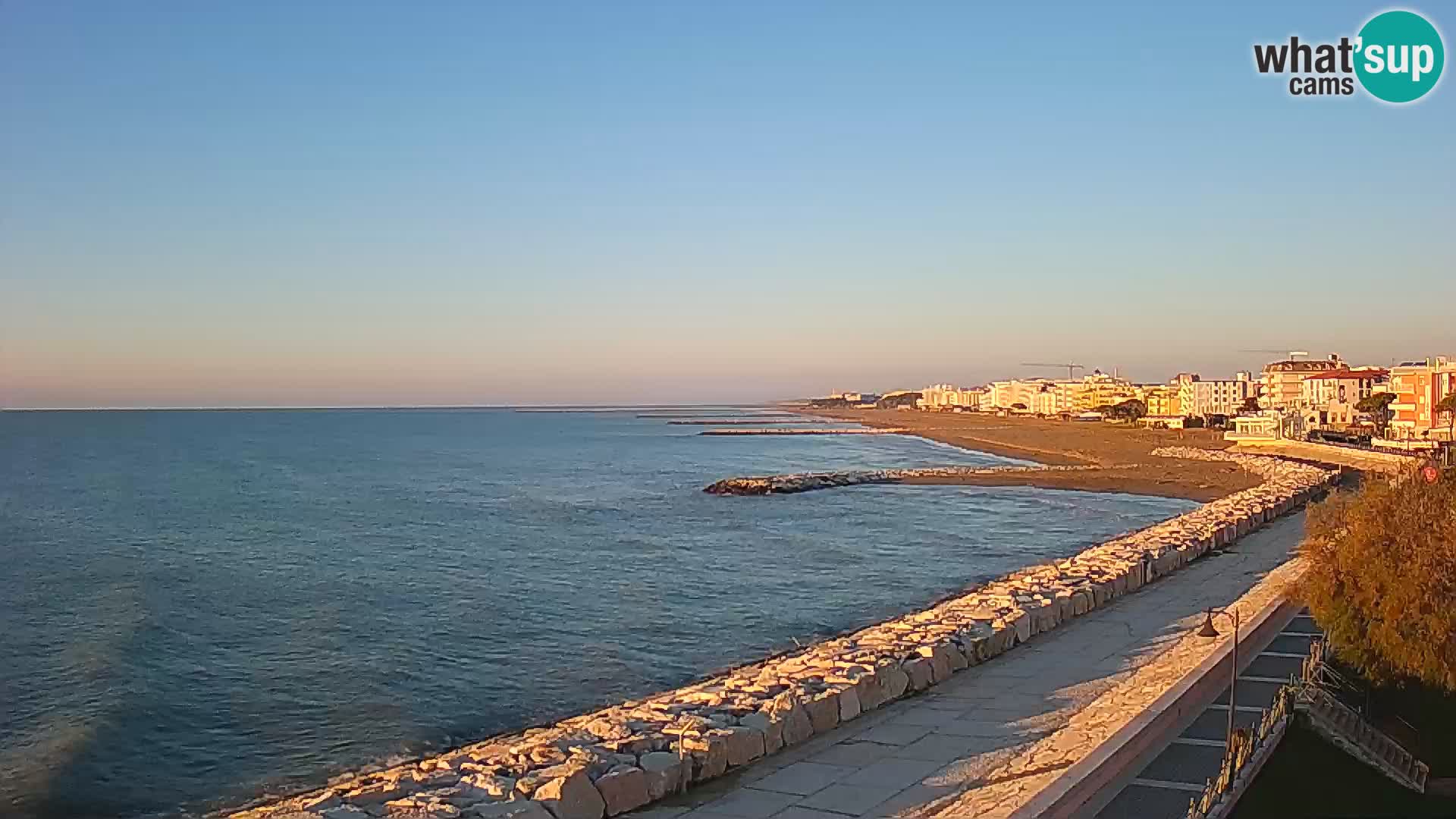 Webcam Caorle Ponente – panorama dall’ASS. Marinai di Caorle