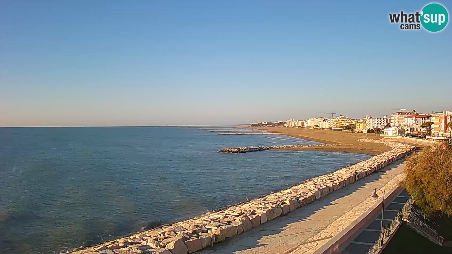 Webcam Caorle Ponente – panorama dall’ASS. Marinai di Caorle