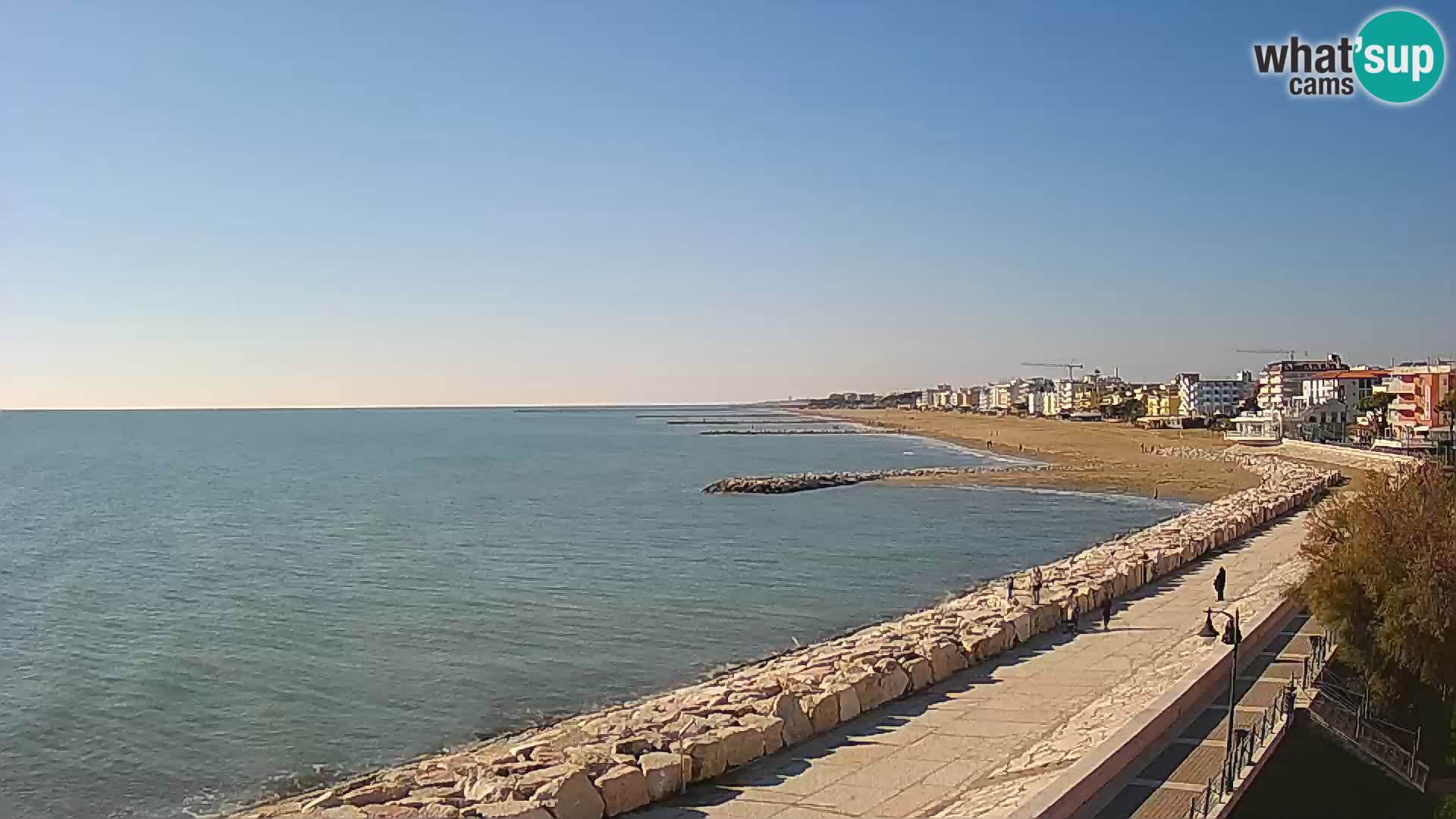 Webcam Caorle Ponente – View from Marinai di Caorle