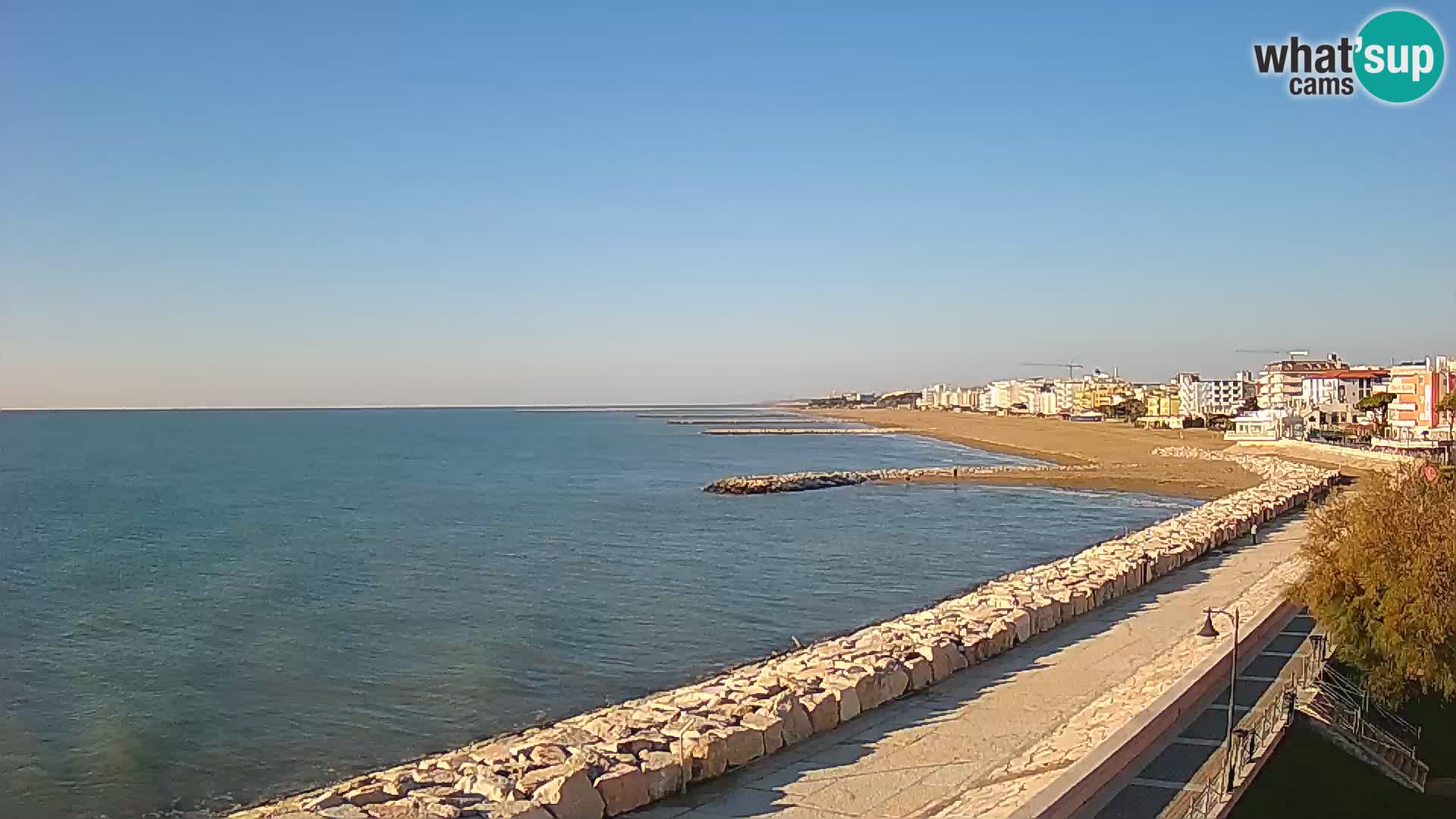 Webcam Caorle Ponente – Vista desde Marinai di Caorle