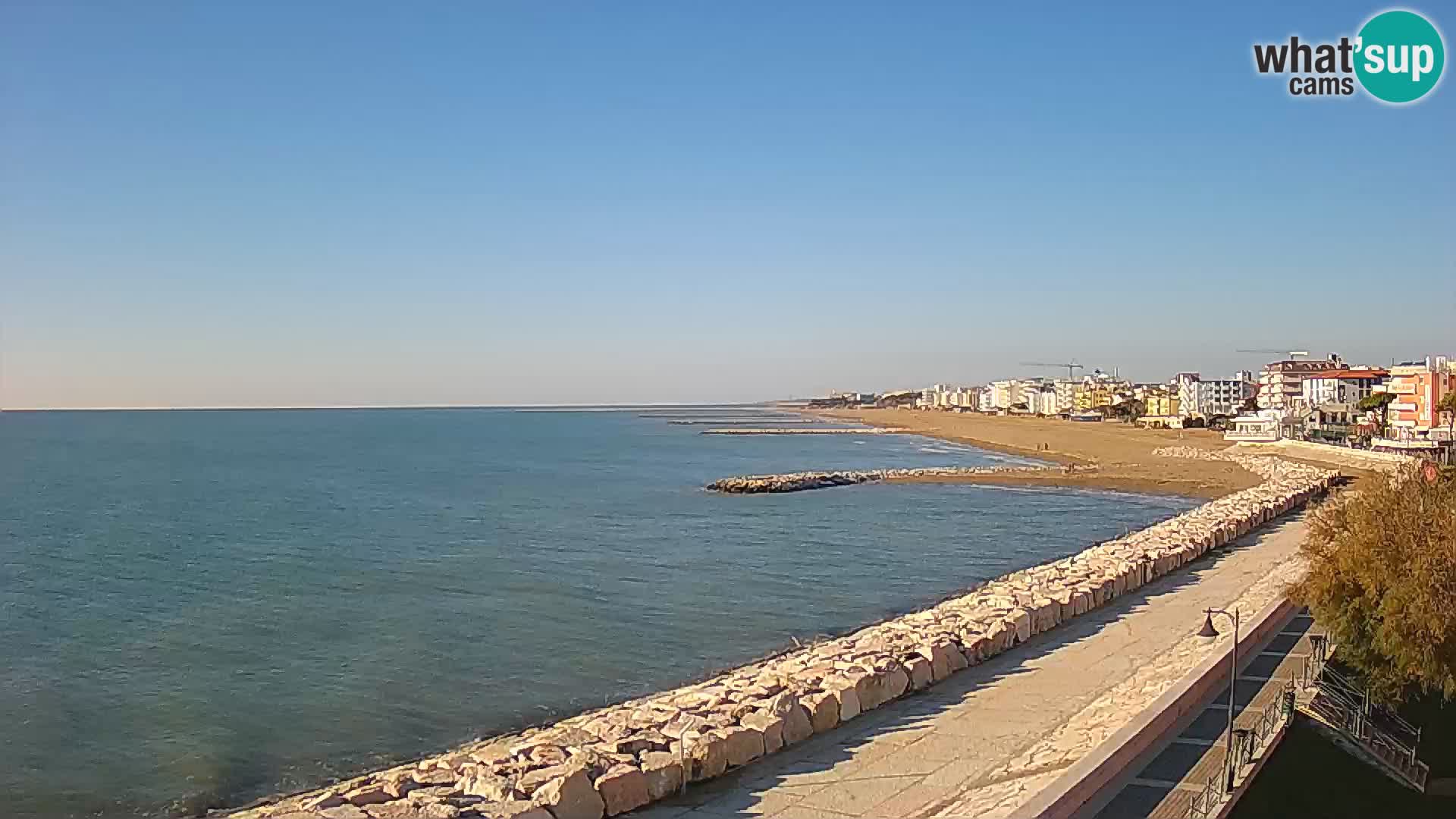 Webcam Caorle Ponente – panorama dall’ASS. Marinai di Caorle