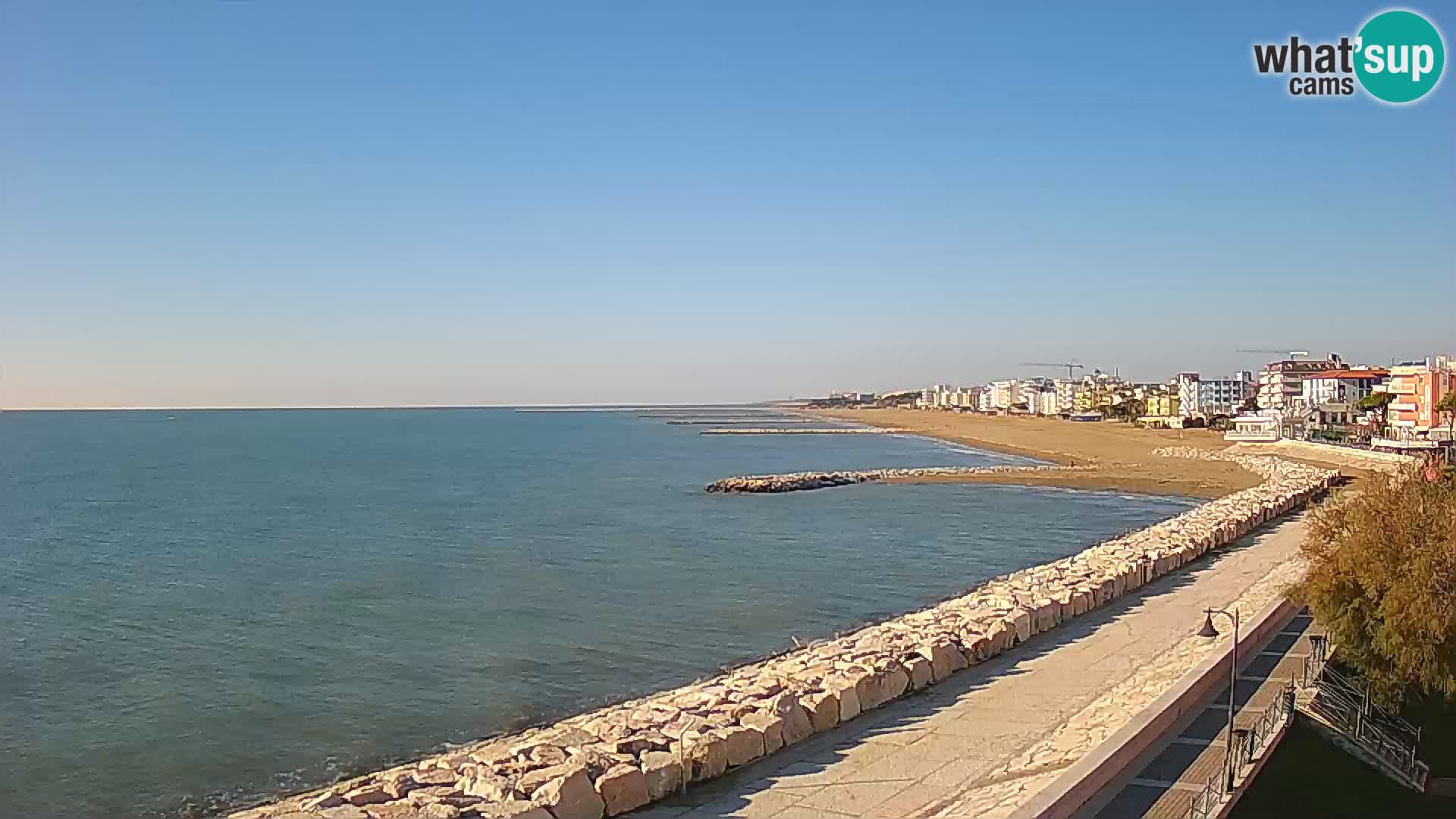 Webcam Caorle Ponente – panorama dall’ASS. Marinai di Caorle