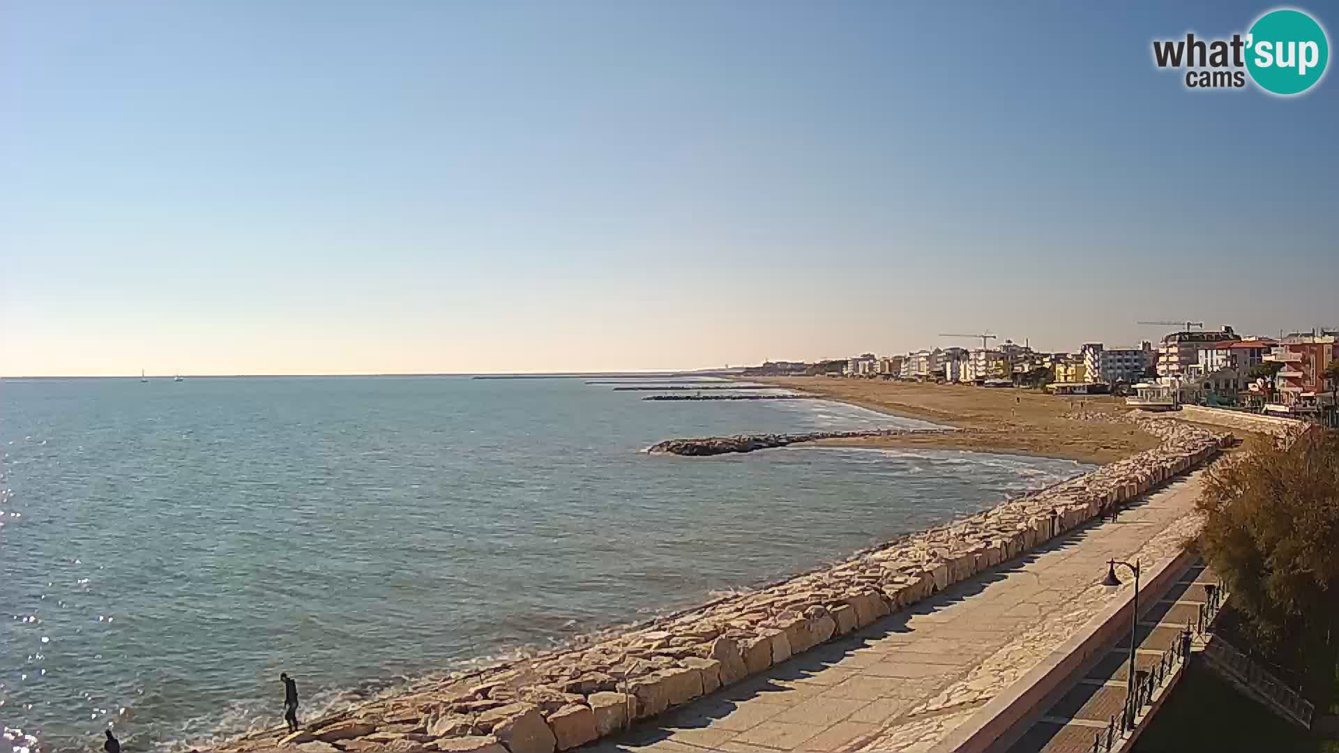 Webcam Caorle Ponente – Blick von Marinai di Caorle