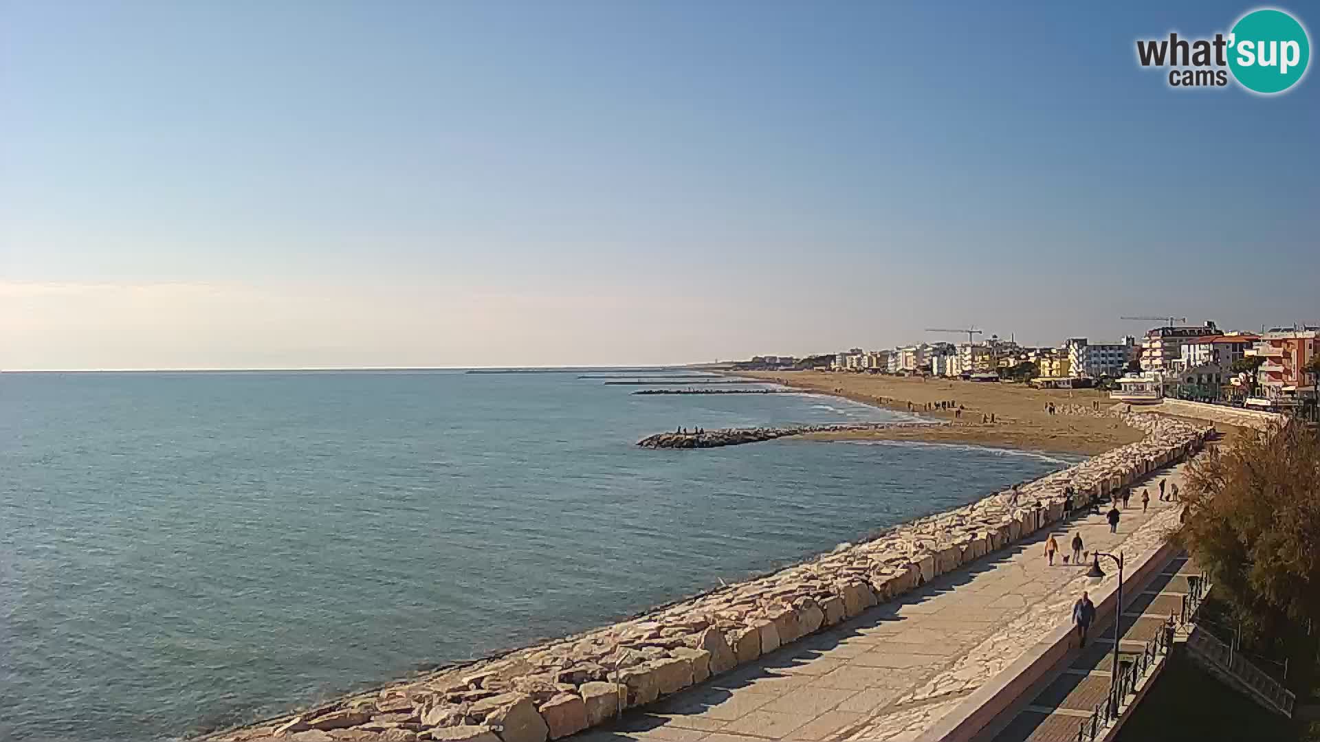 Webcam Caorle Ponente – View from Marinai di Caorle