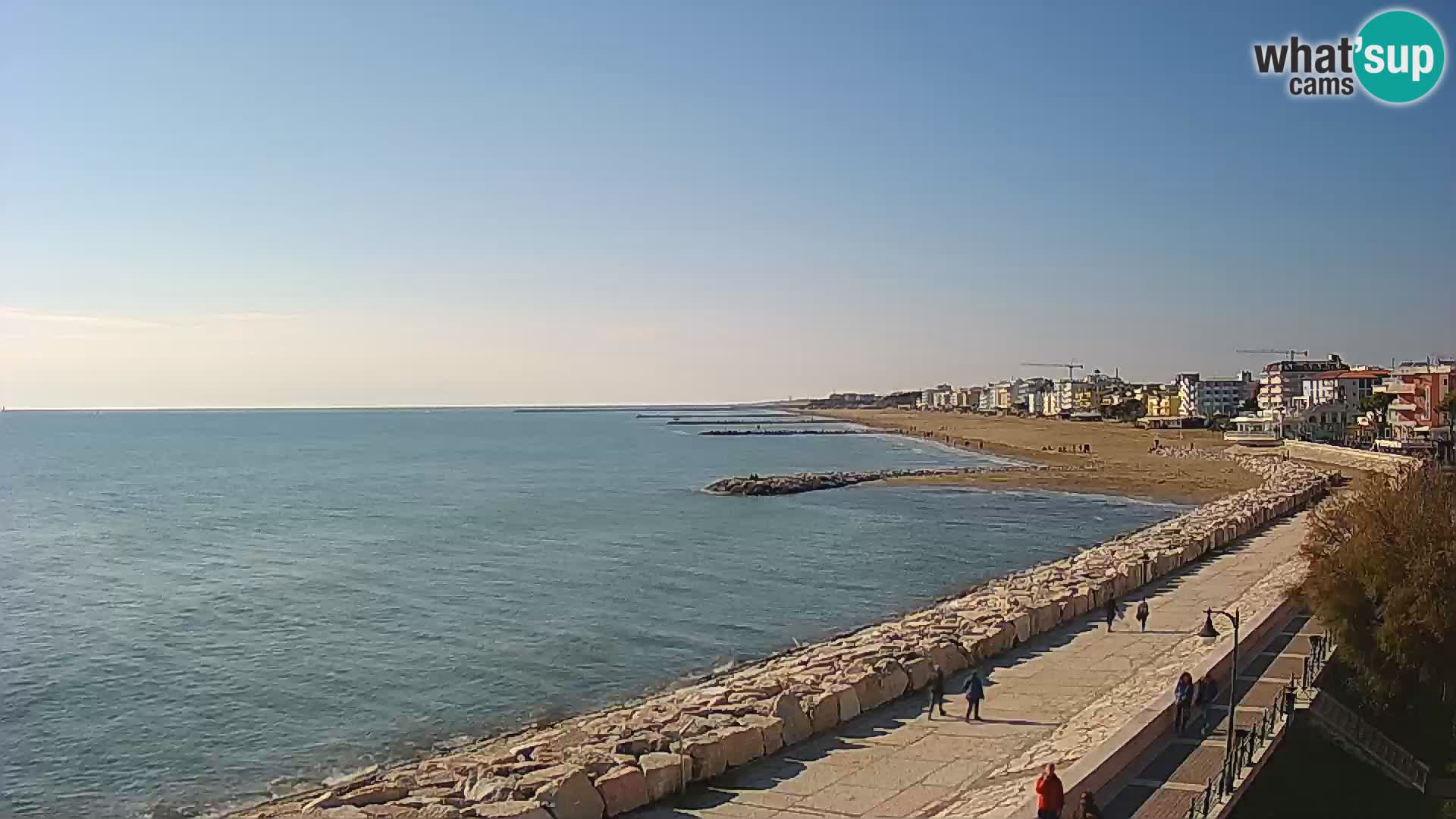 Webcam Caorle Ponente – Vue depuis les Marinai di Caorle